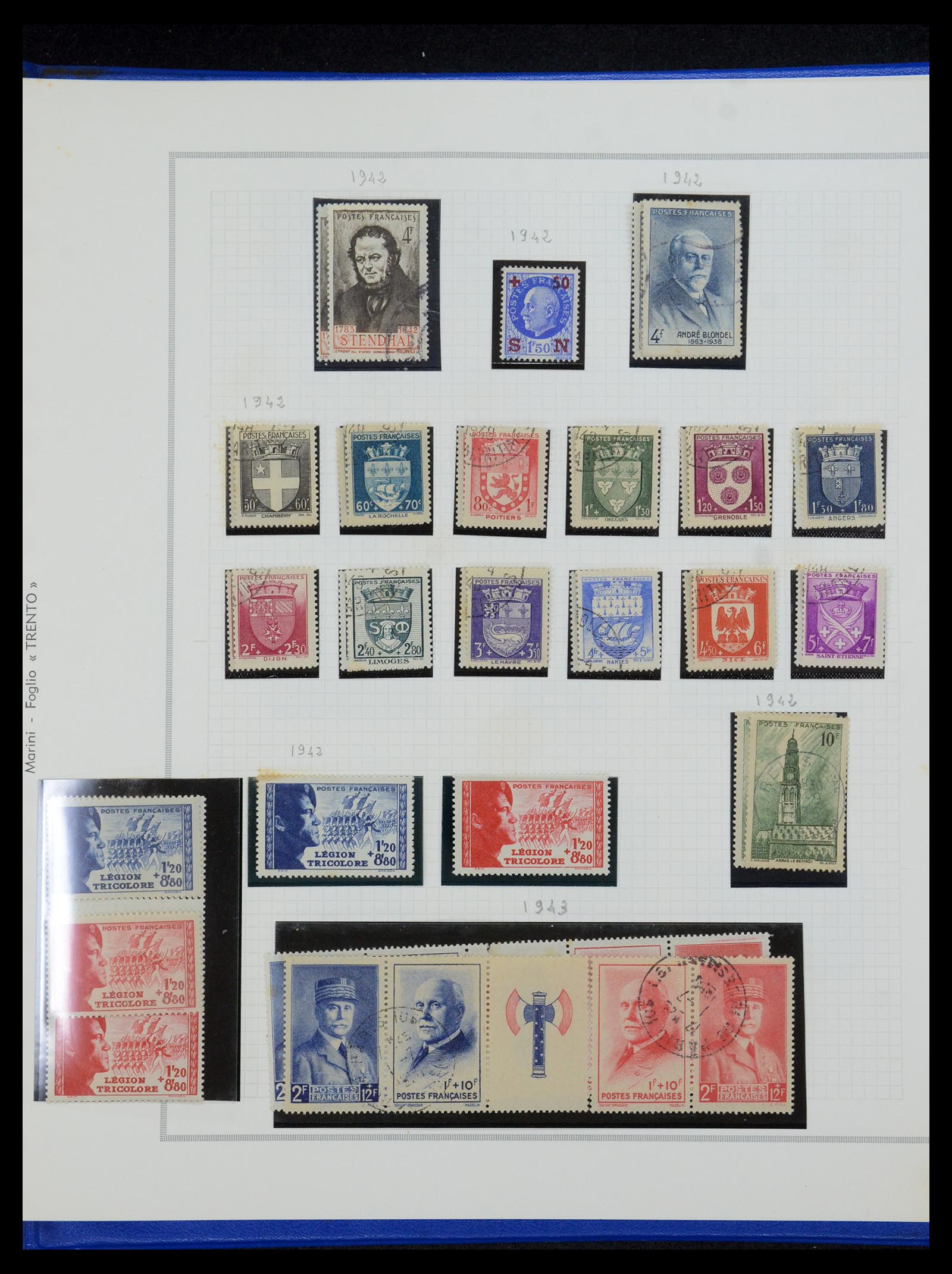 35749 030 - Postzegelverzameling 35749 Frankrijk 1849-1997.