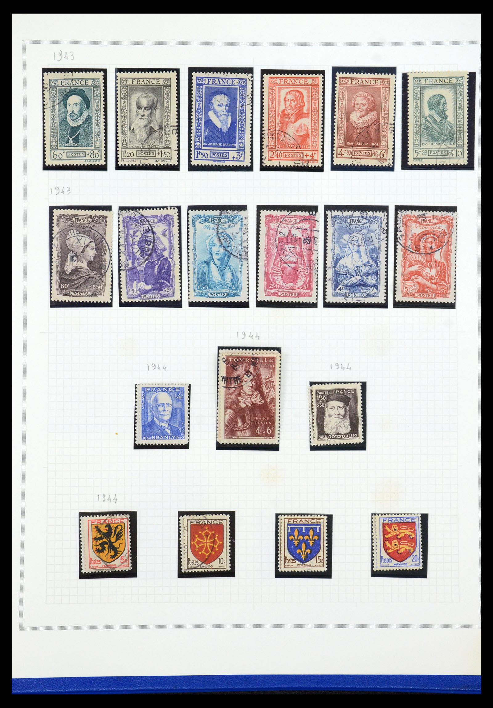 35749 032 - Postzegelverzameling 35749 Frankrijk 1849-1997.