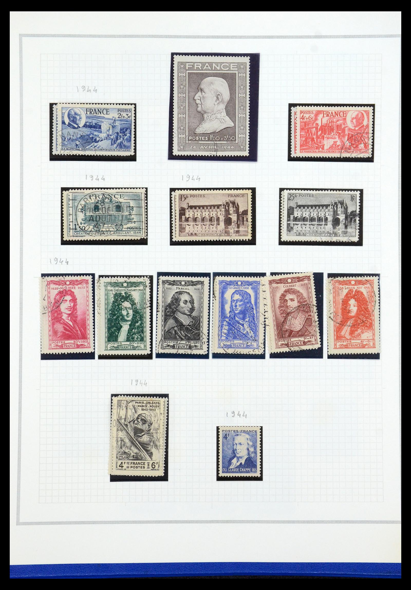 35749 033 - Postzegelverzameling 35749 Frankrijk 1849-1997.