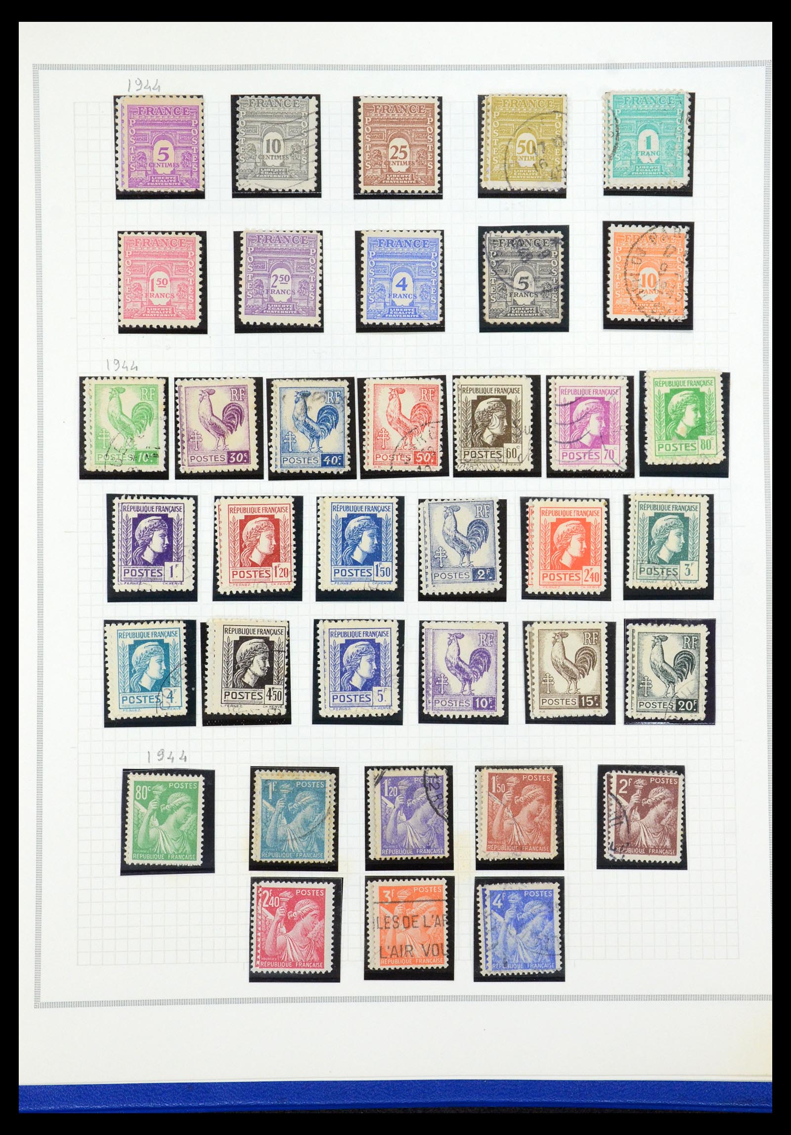 35749 034 - Postzegelverzameling 35749 Frankrijk 1849-1997.