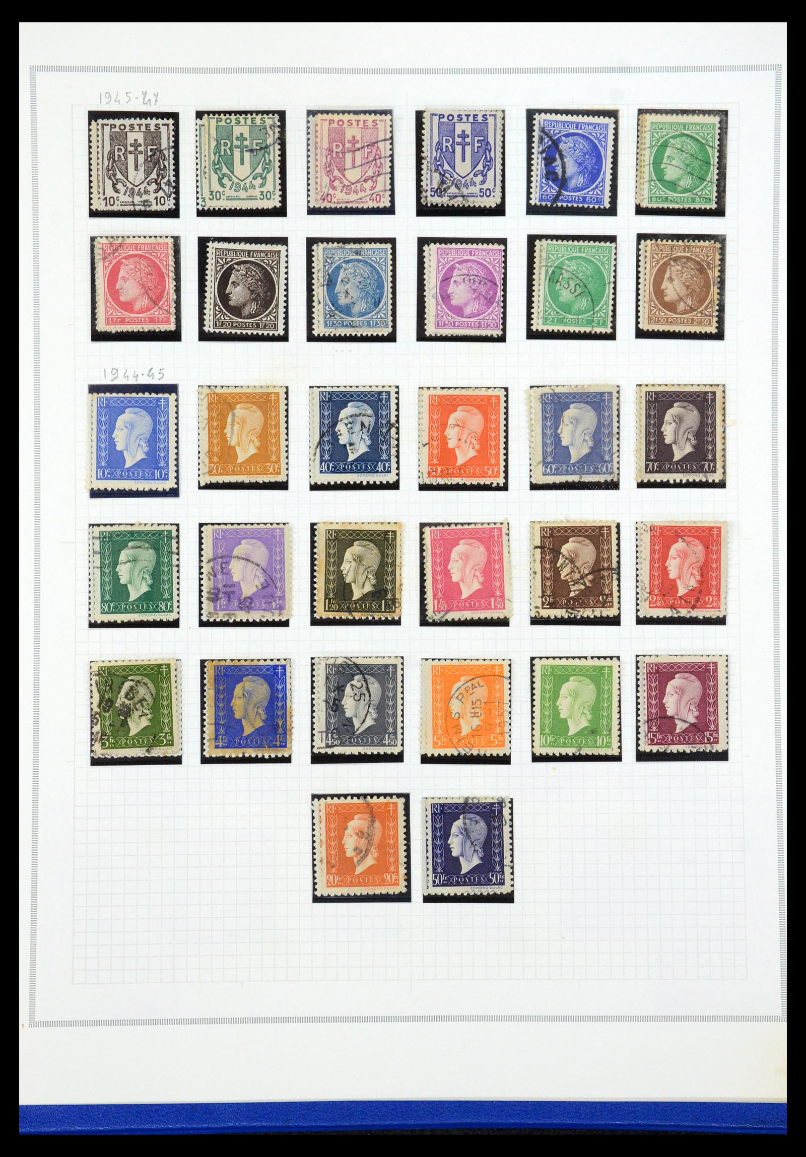 35749 036 - Postzegelverzameling 35749 Frankrijk 1849-1997.