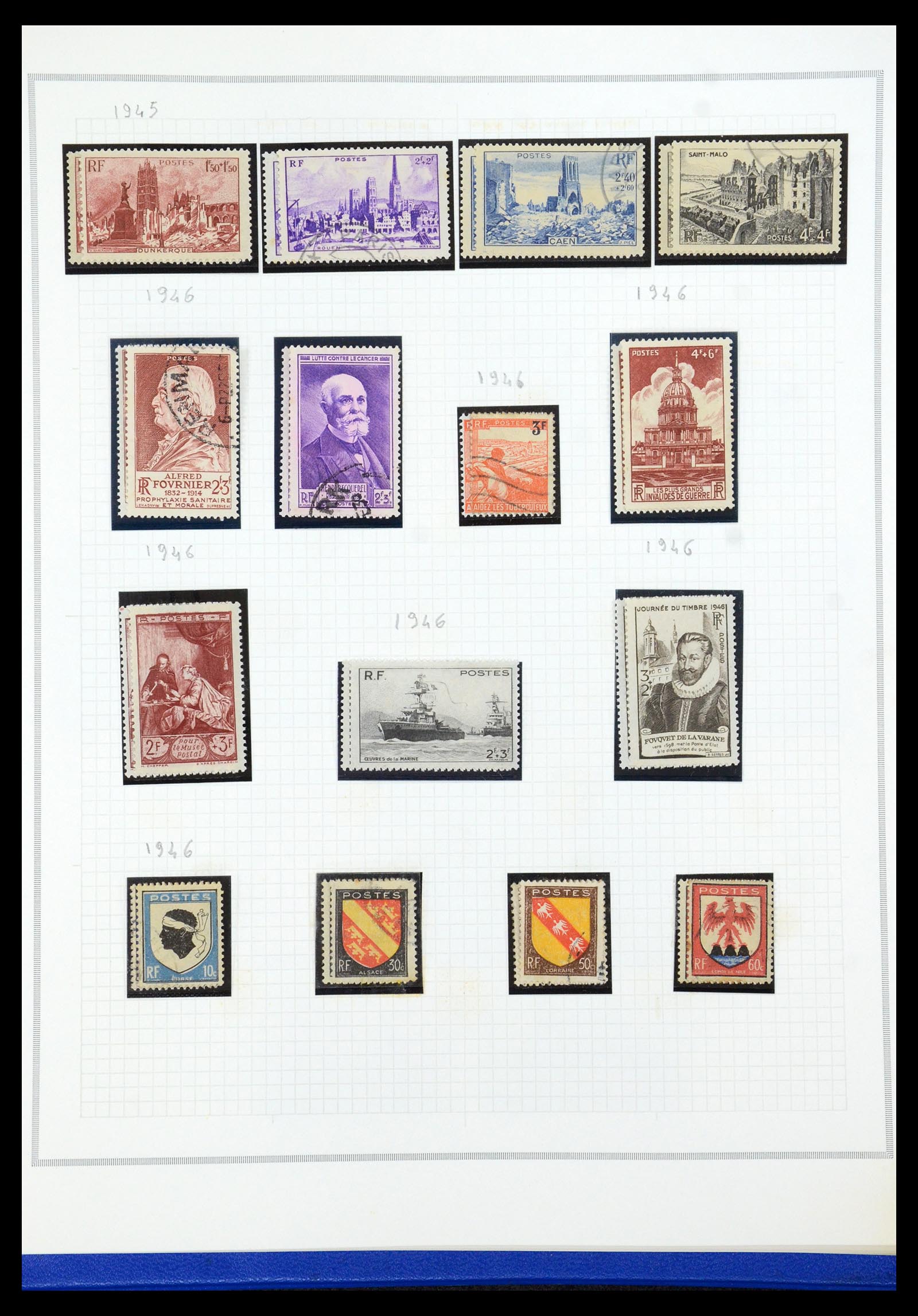 35749 039 - Postzegelverzameling 35749 Frankrijk 1849-1997.