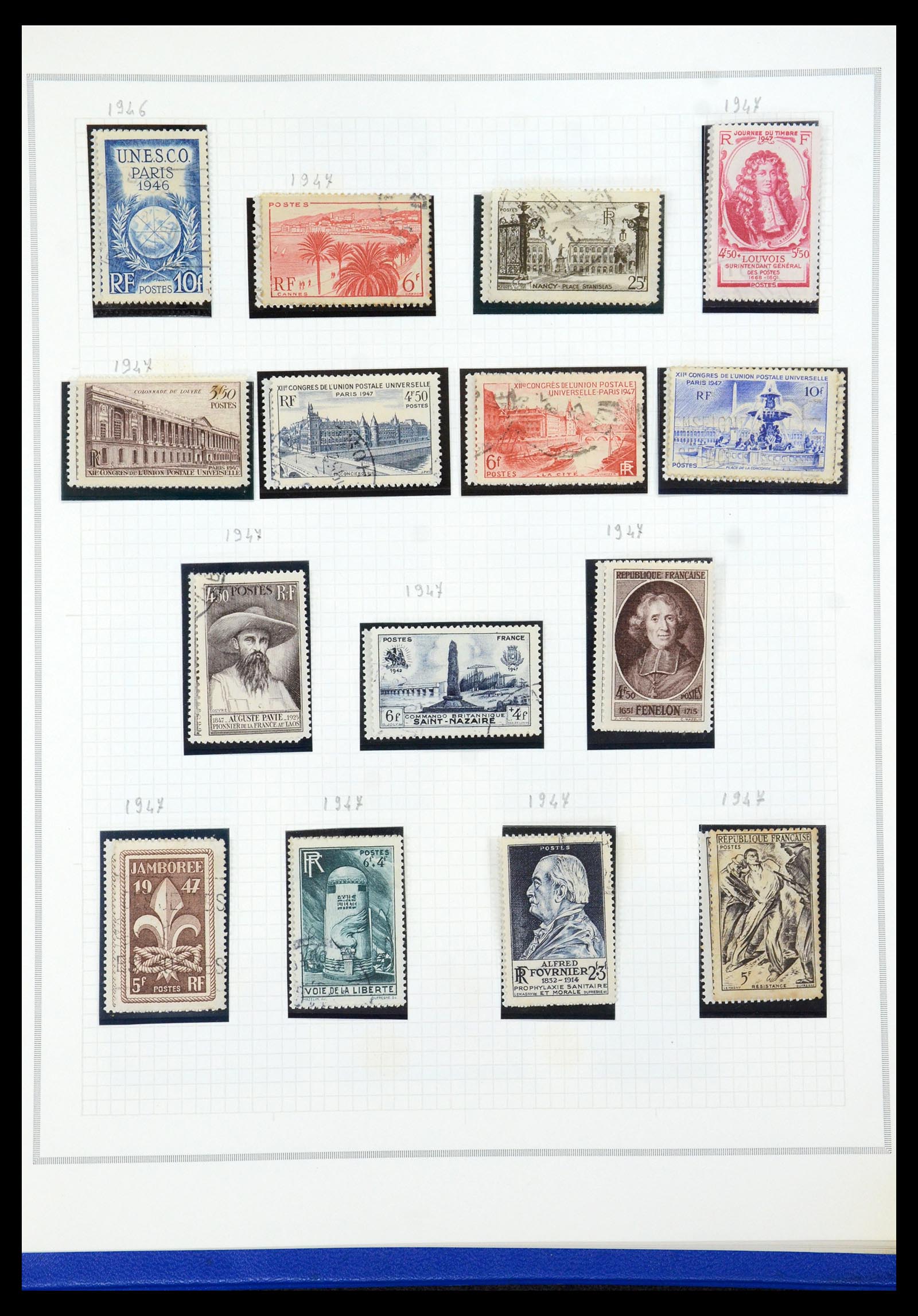 35749 041 - Postzegelverzameling 35749 Frankrijk 1849-1997.