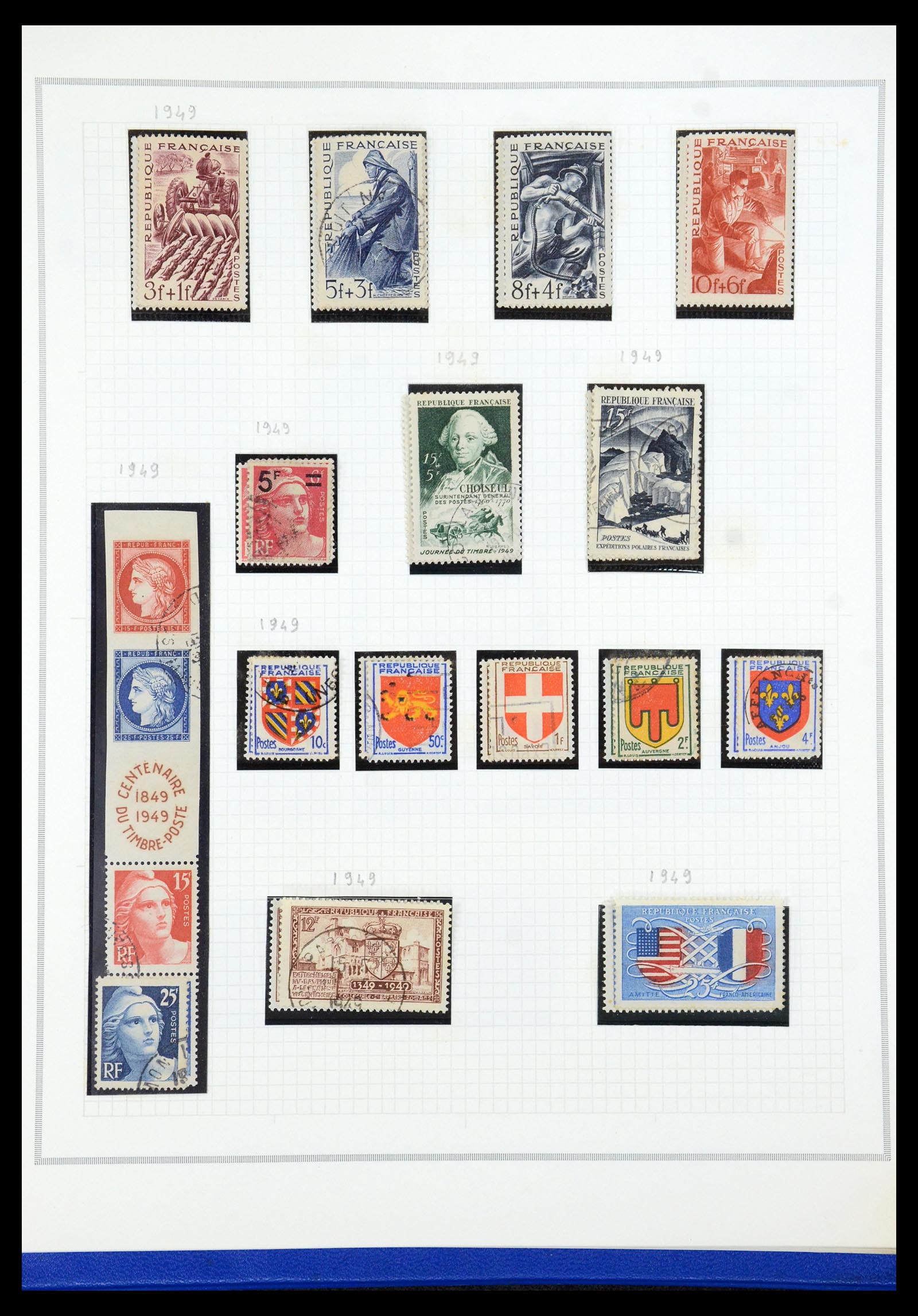 35749 044 - Postzegelverzameling 35749 Frankrijk 1849-1997.