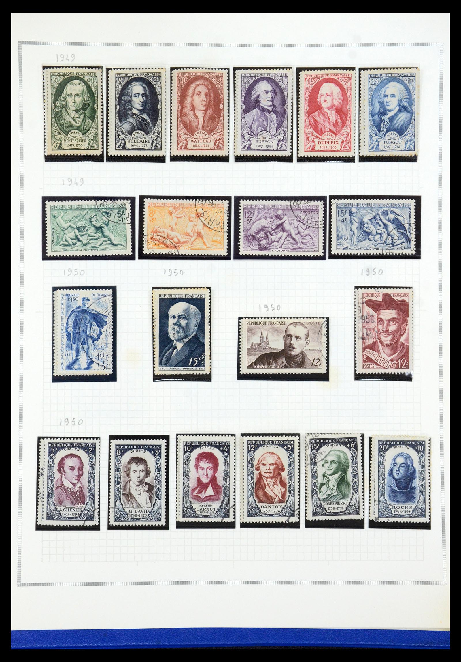 35749 046 - Postzegelverzameling 35749 Frankrijk 1849-1997.
