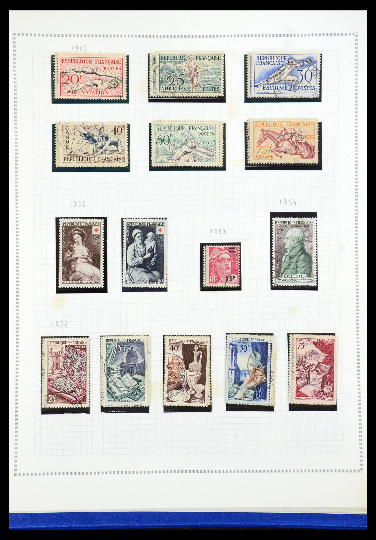 35749 052 - Postzegelverzameling 35749 Frankrijk 1849-1997.