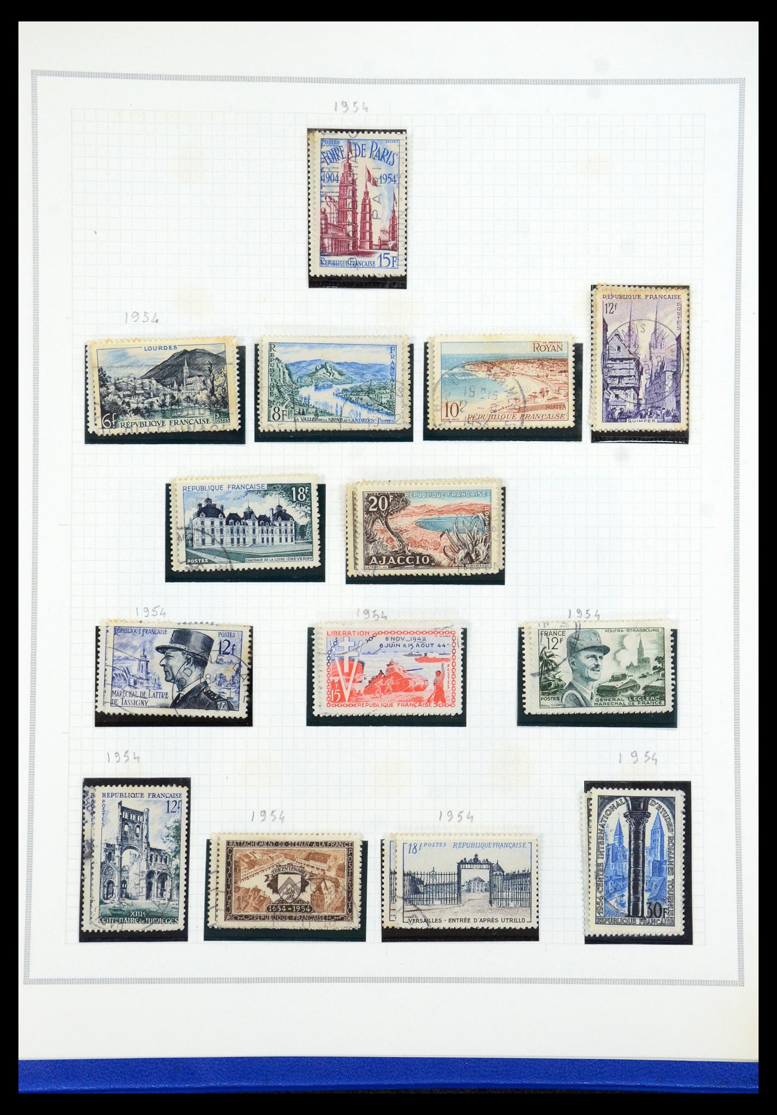 35749 053 - Postzegelverzameling 35749 Frankrijk 1849-1997.
