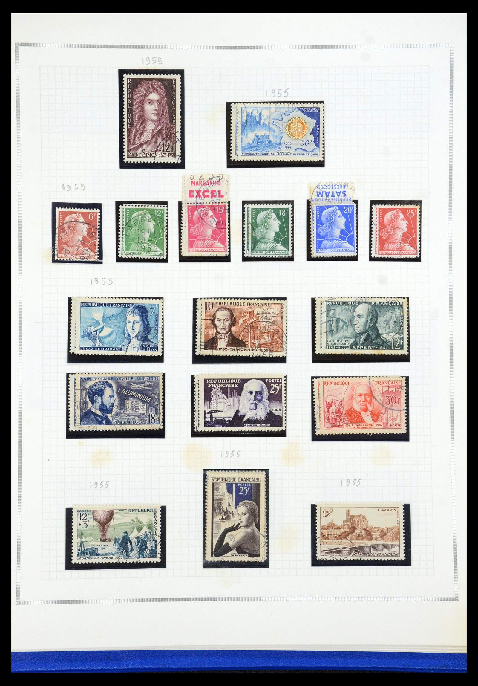 35749 055 - Postzegelverzameling 35749 Frankrijk 1849-1997.