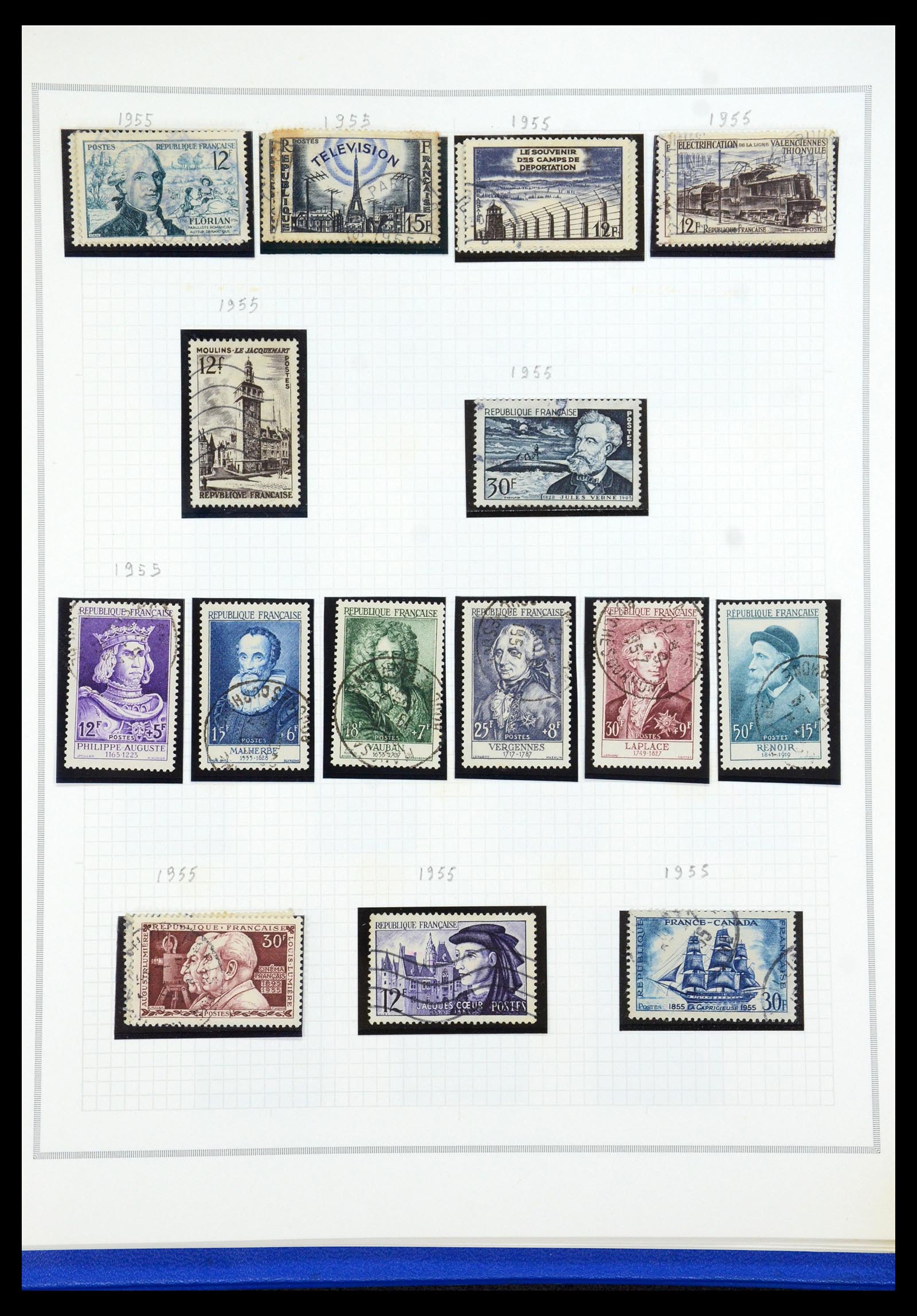 35749 056 - Postzegelverzameling 35749 Frankrijk 1849-1997.