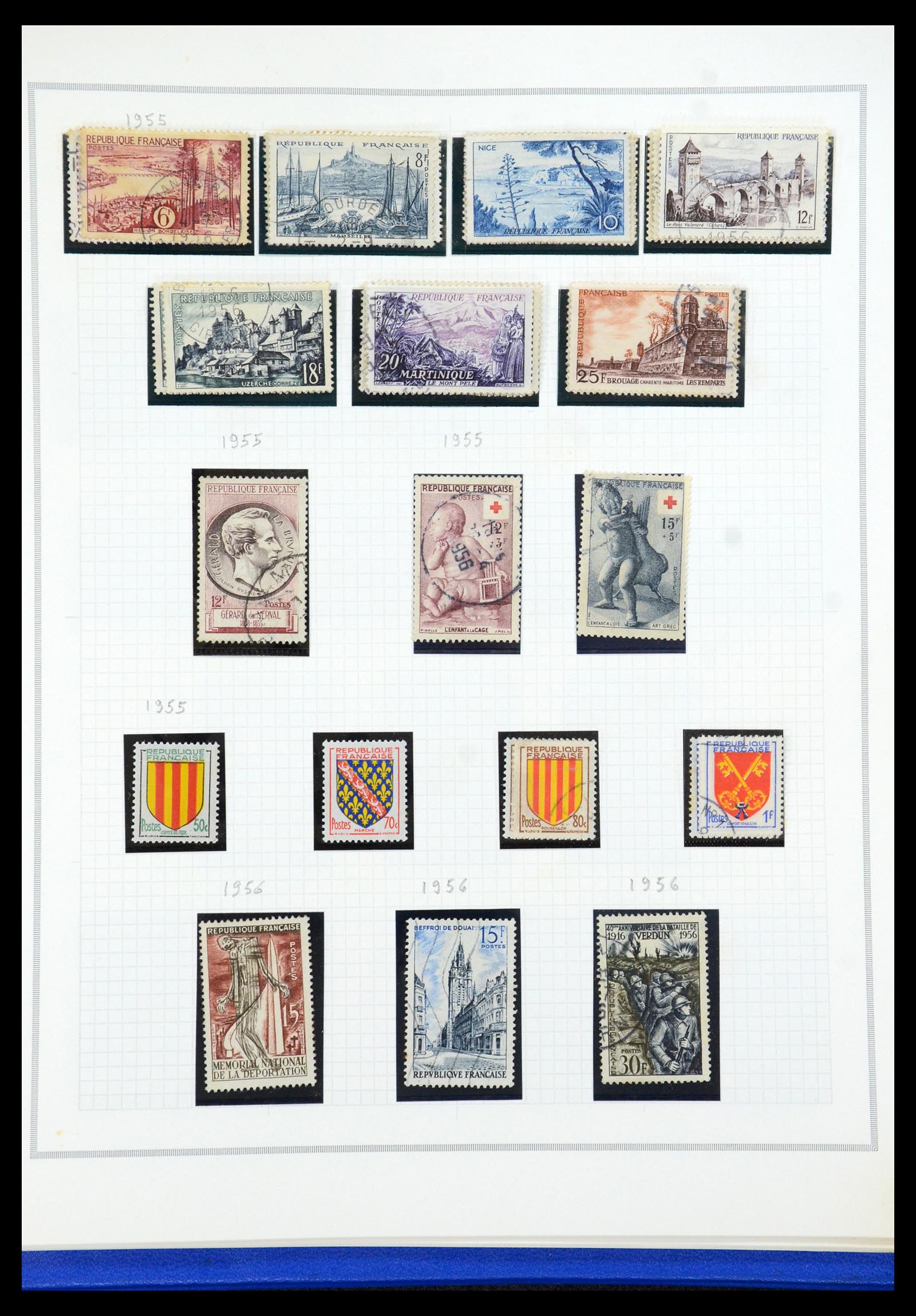 35749 057 - Postzegelverzameling 35749 Frankrijk 1849-1997.