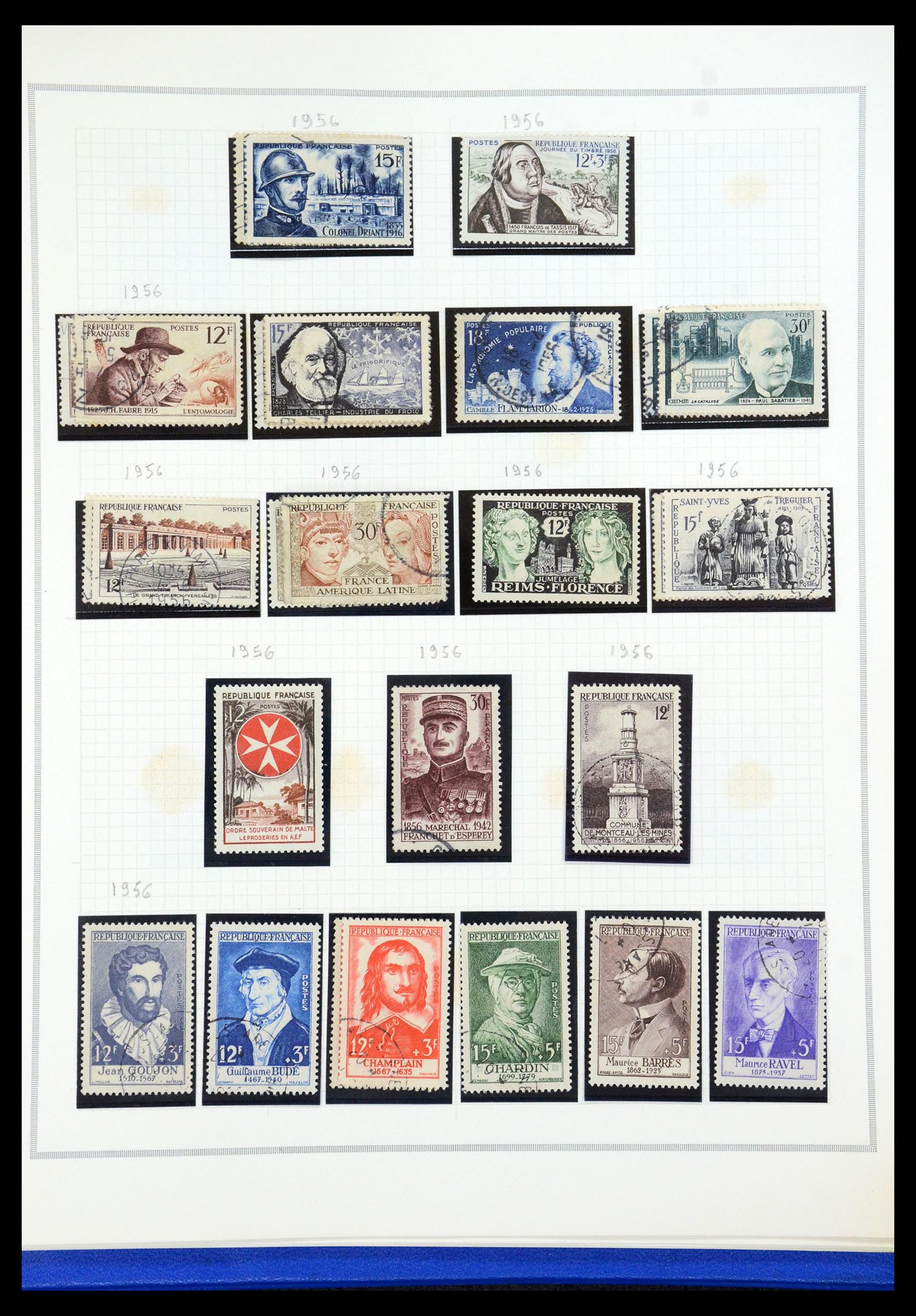 35749 058 - Postzegelverzameling 35749 Frankrijk 1849-1997.