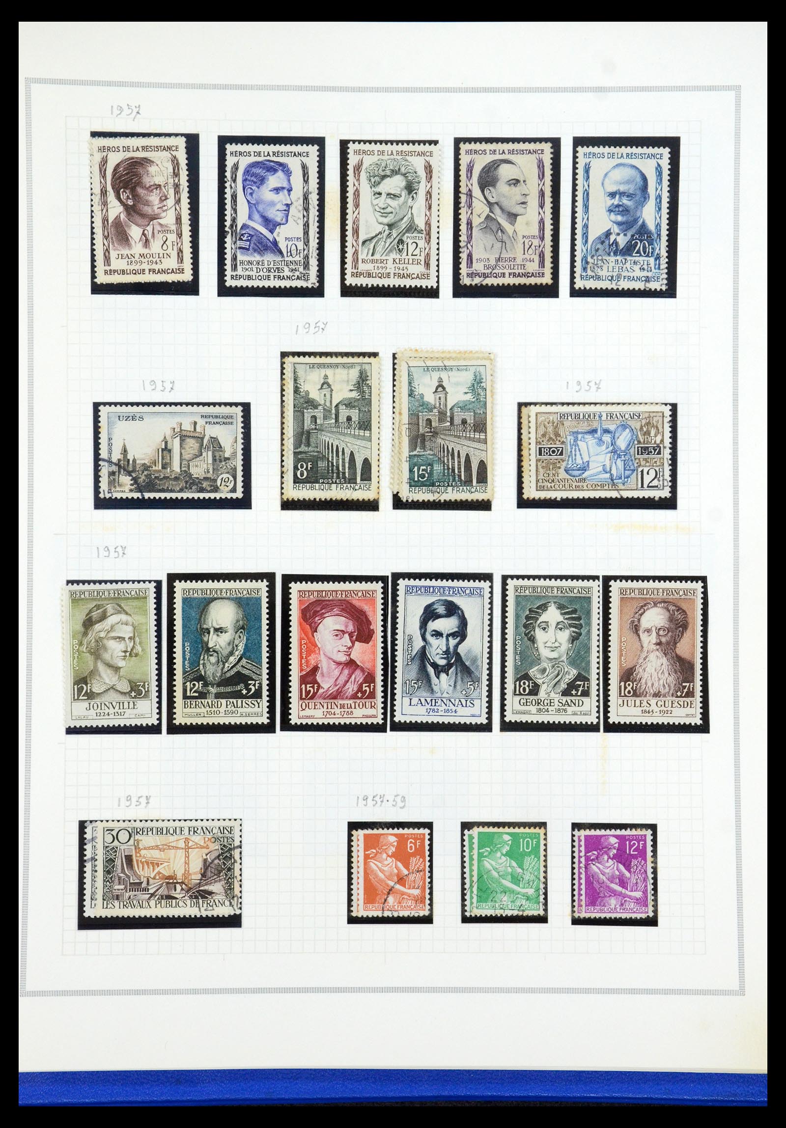 35749 061 - Postzegelverzameling 35749 Frankrijk 1849-1997.