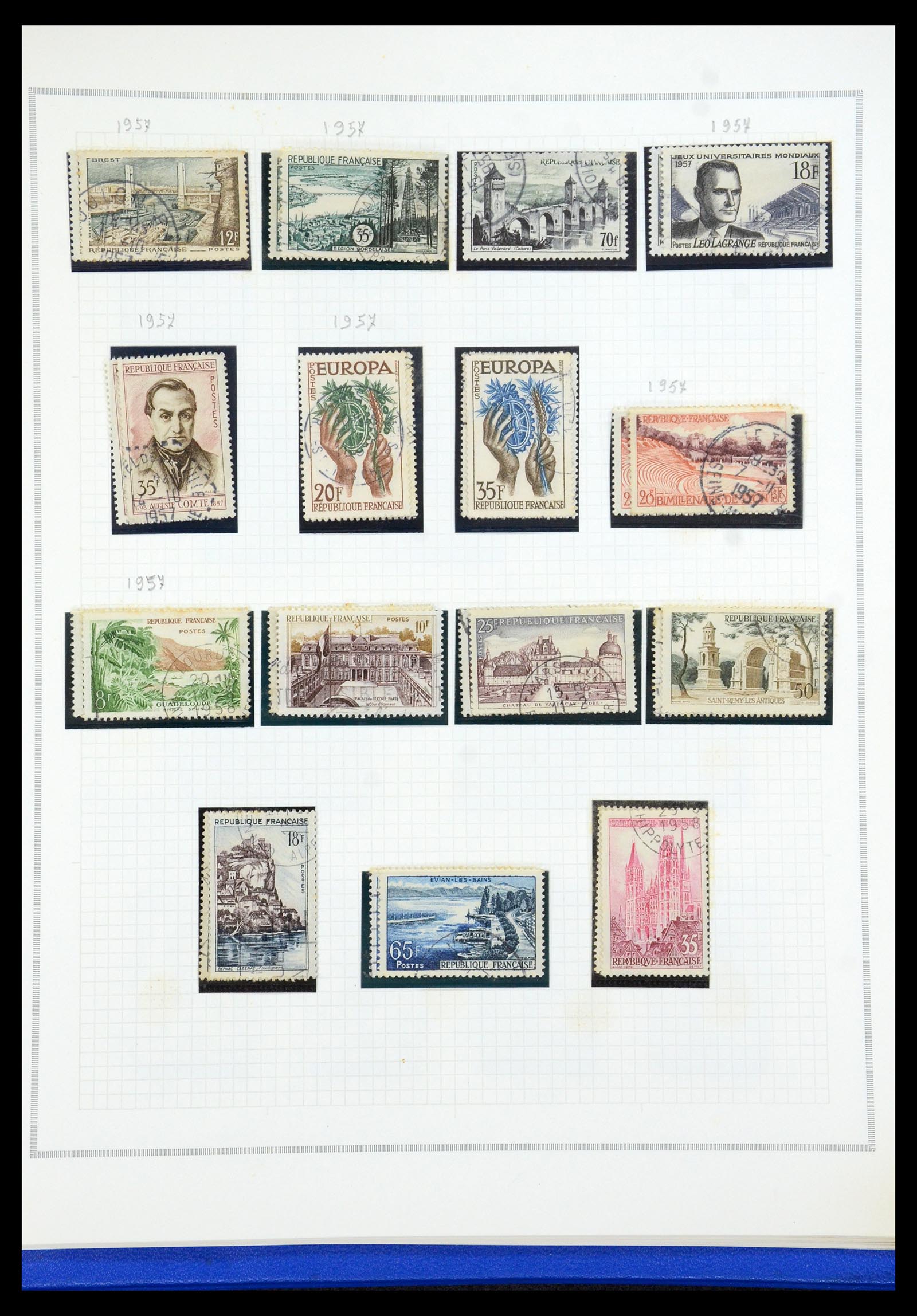 35749 062 - Postzegelverzameling 35749 Frankrijk 1849-1997.