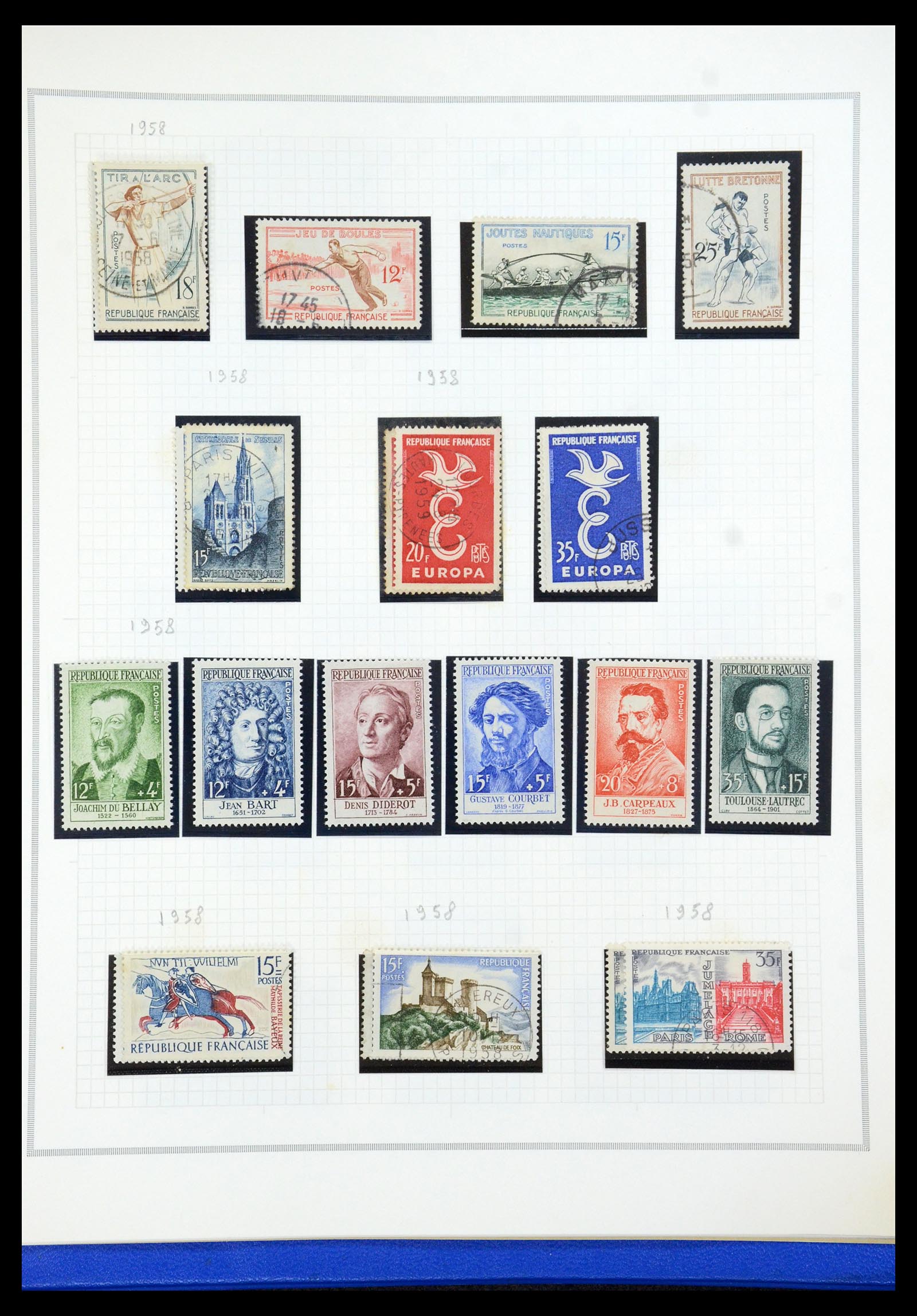 35749 065 - Postzegelverzameling 35749 Frankrijk 1849-1997.