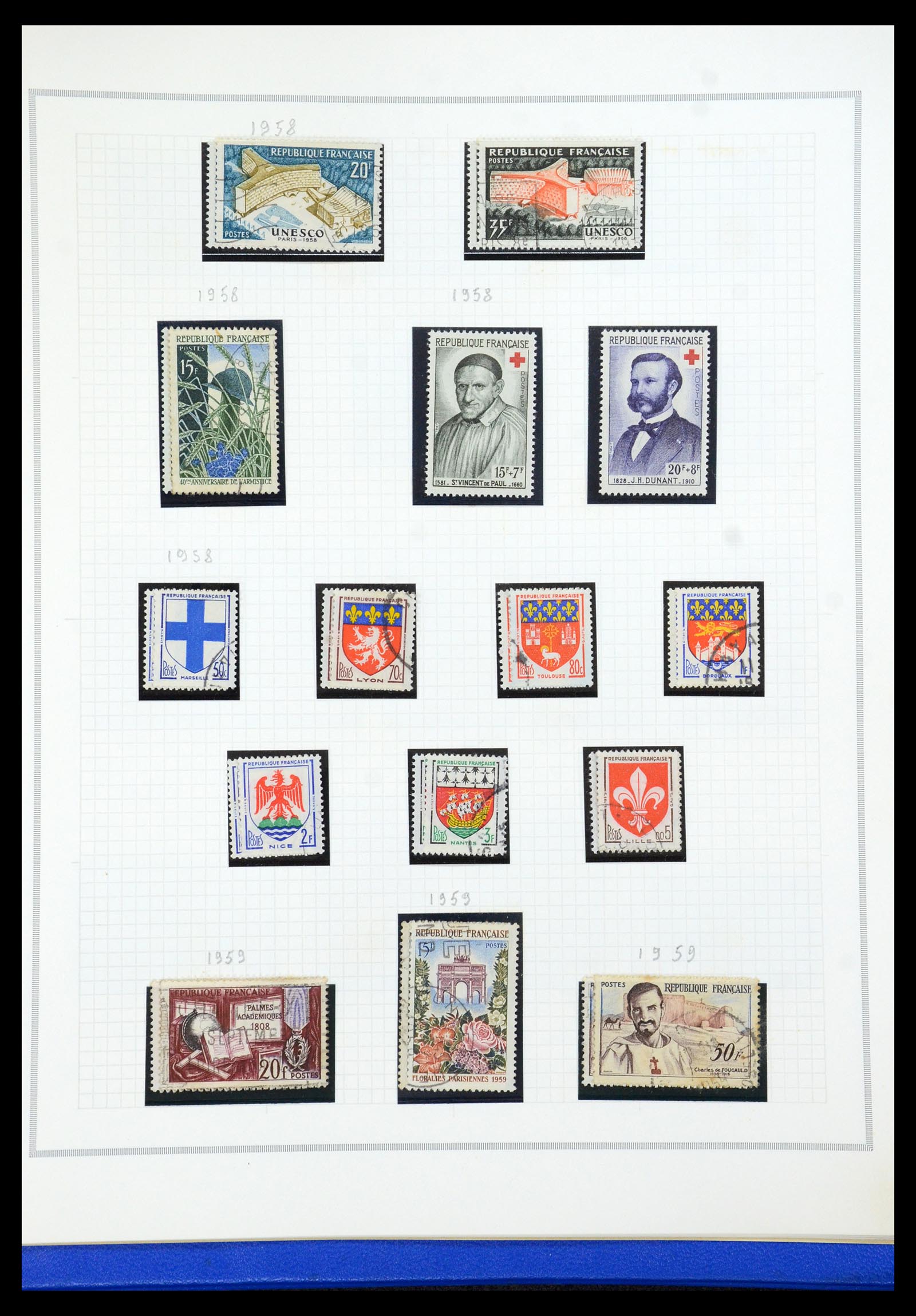 35749 066 - Postzegelverzameling 35749 Frankrijk 1849-1997.