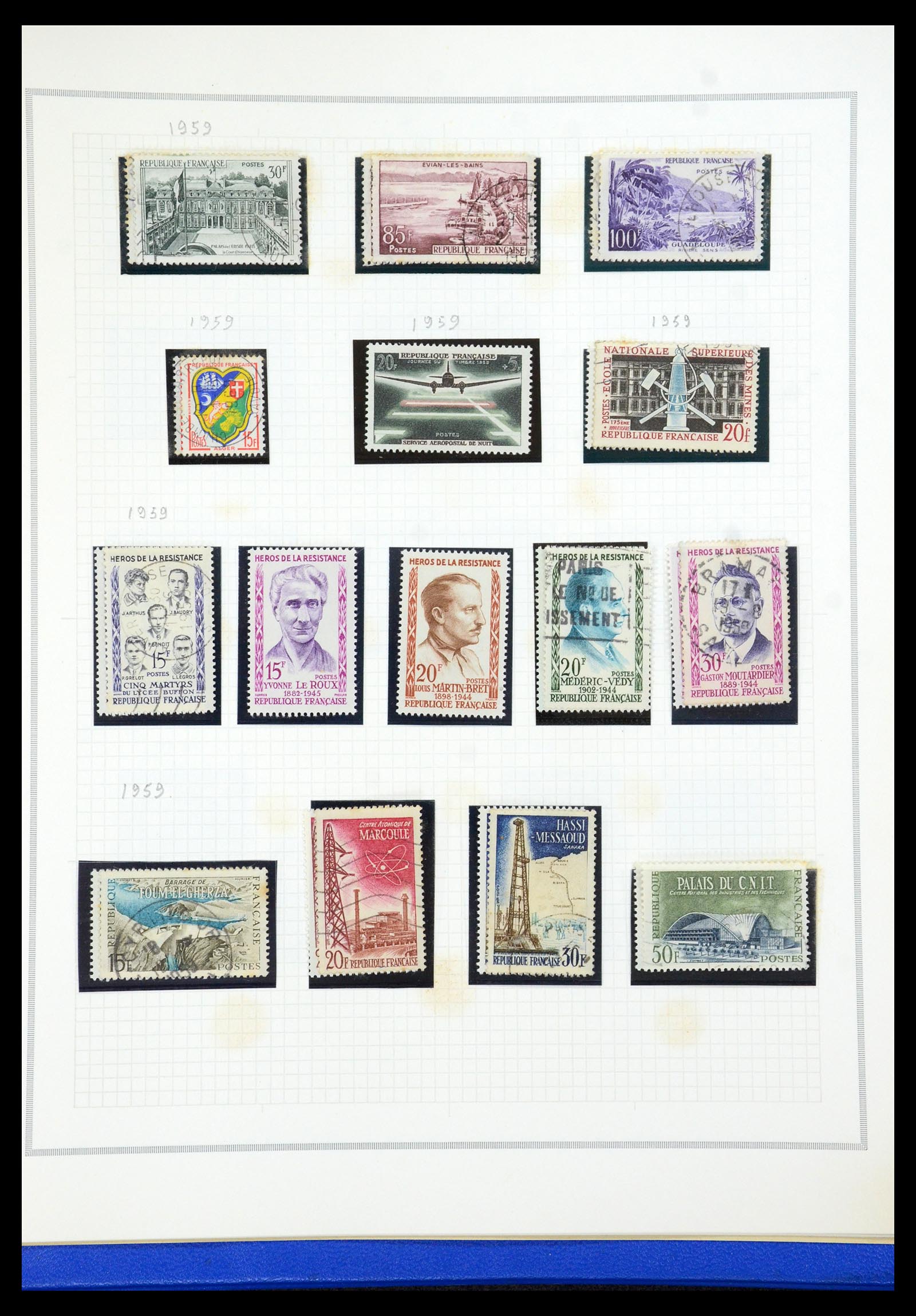35749 067 - Postzegelverzameling 35749 Frankrijk 1849-1997.