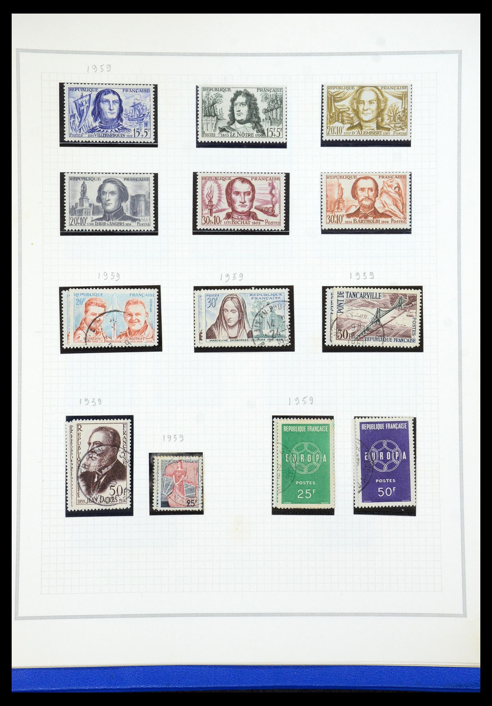 35749 068 - Postzegelverzameling 35749 Frankrijk 1849-1997.