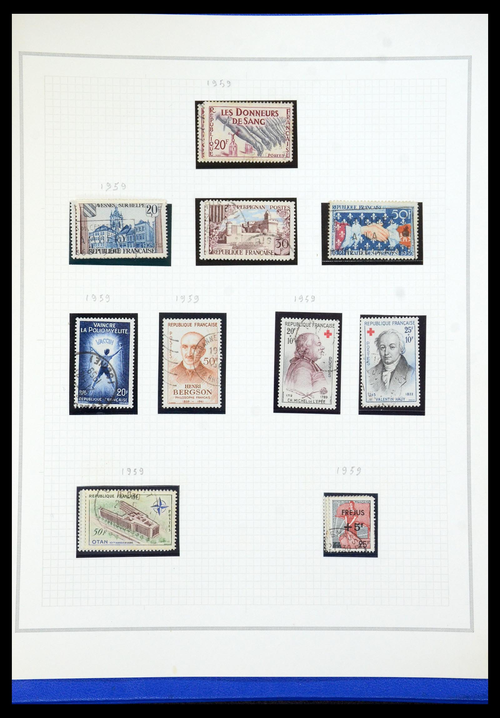 35749 069 - Postzegelverzameling 35749 Frankrijk 1849-1997.