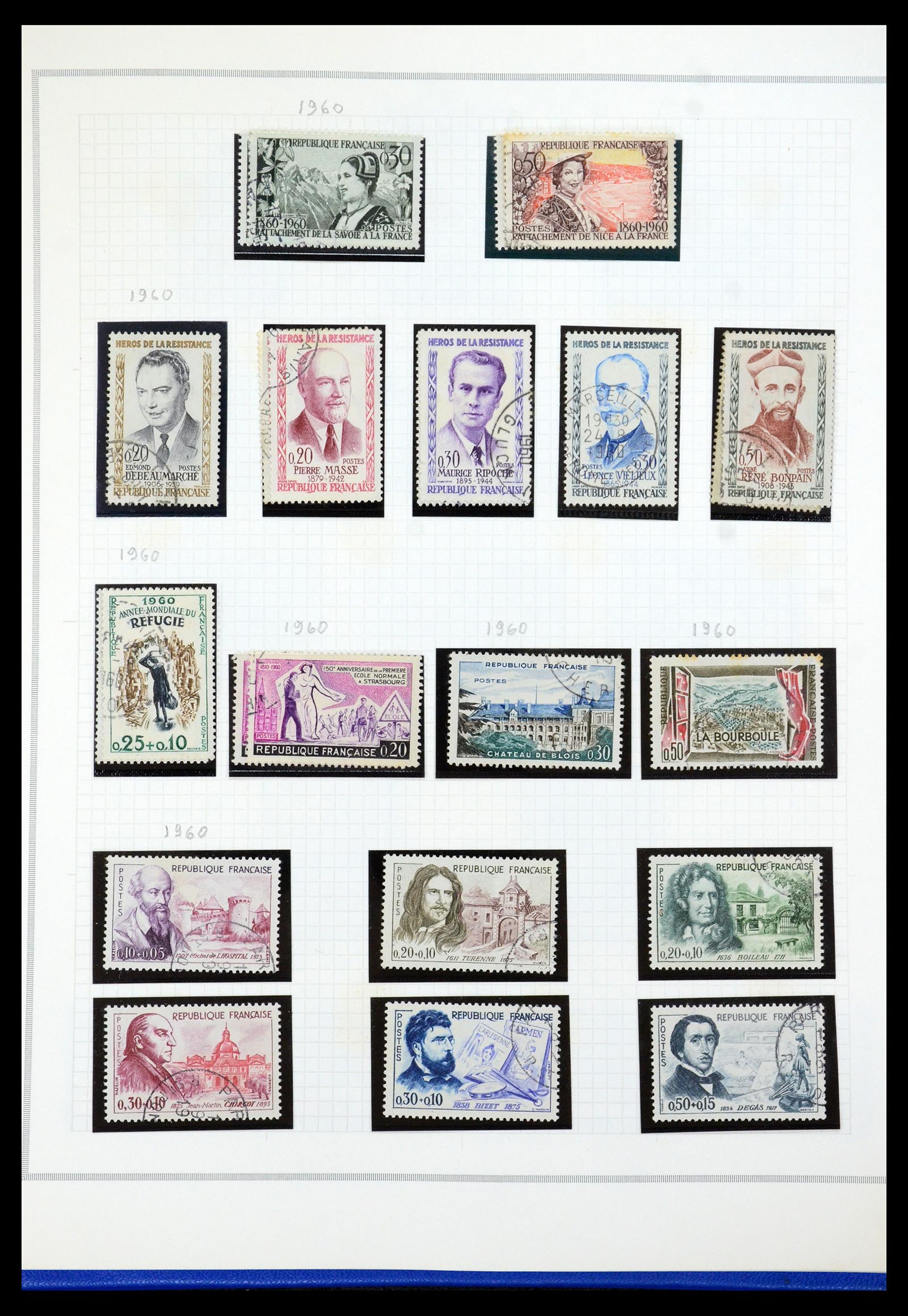 35749 071 - Postzegelverzameling 35749 Frankrijk 1849-1997.