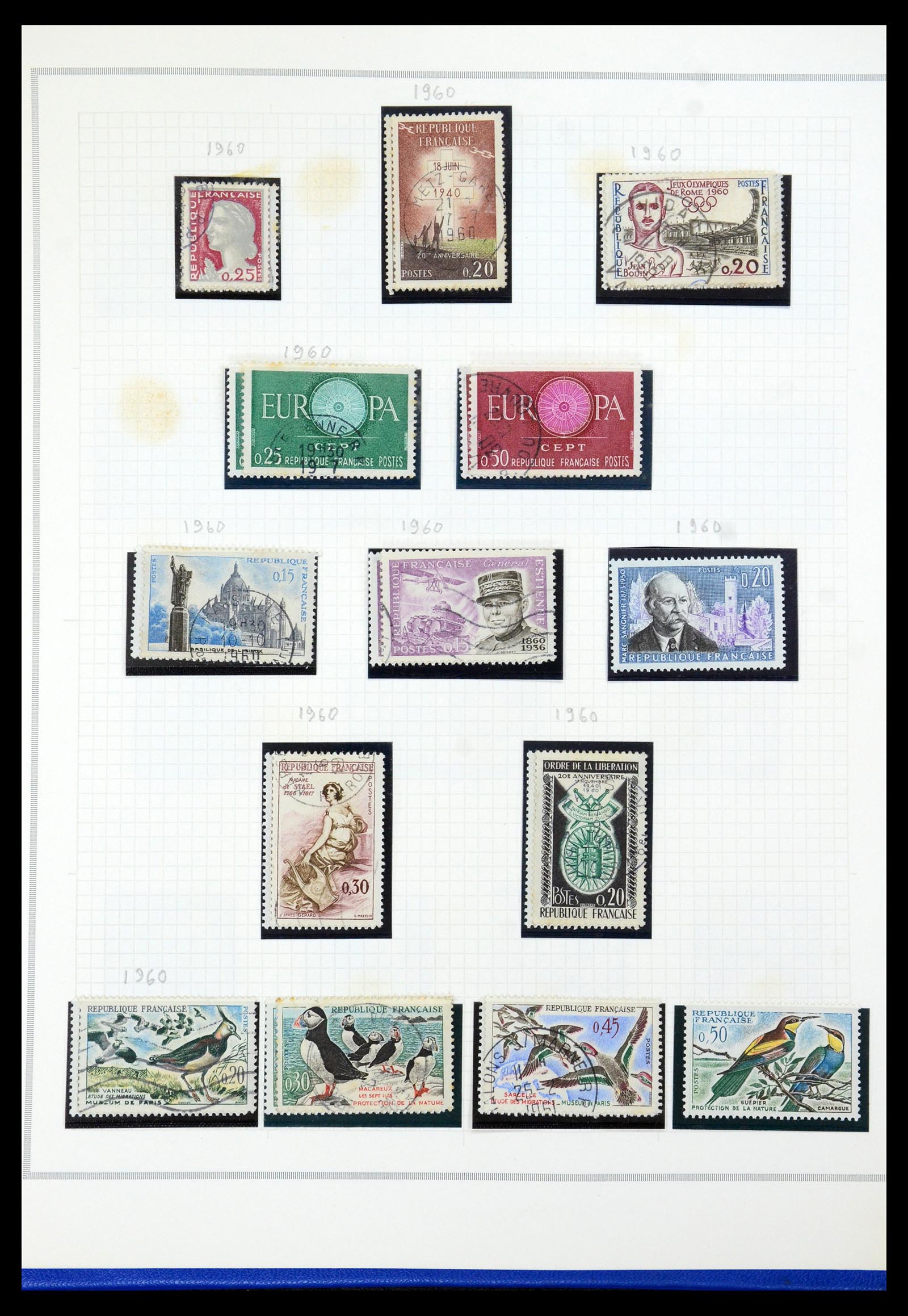 35749 072 - Postzegelverzameling 35749 Frankrijk 1849-1997.