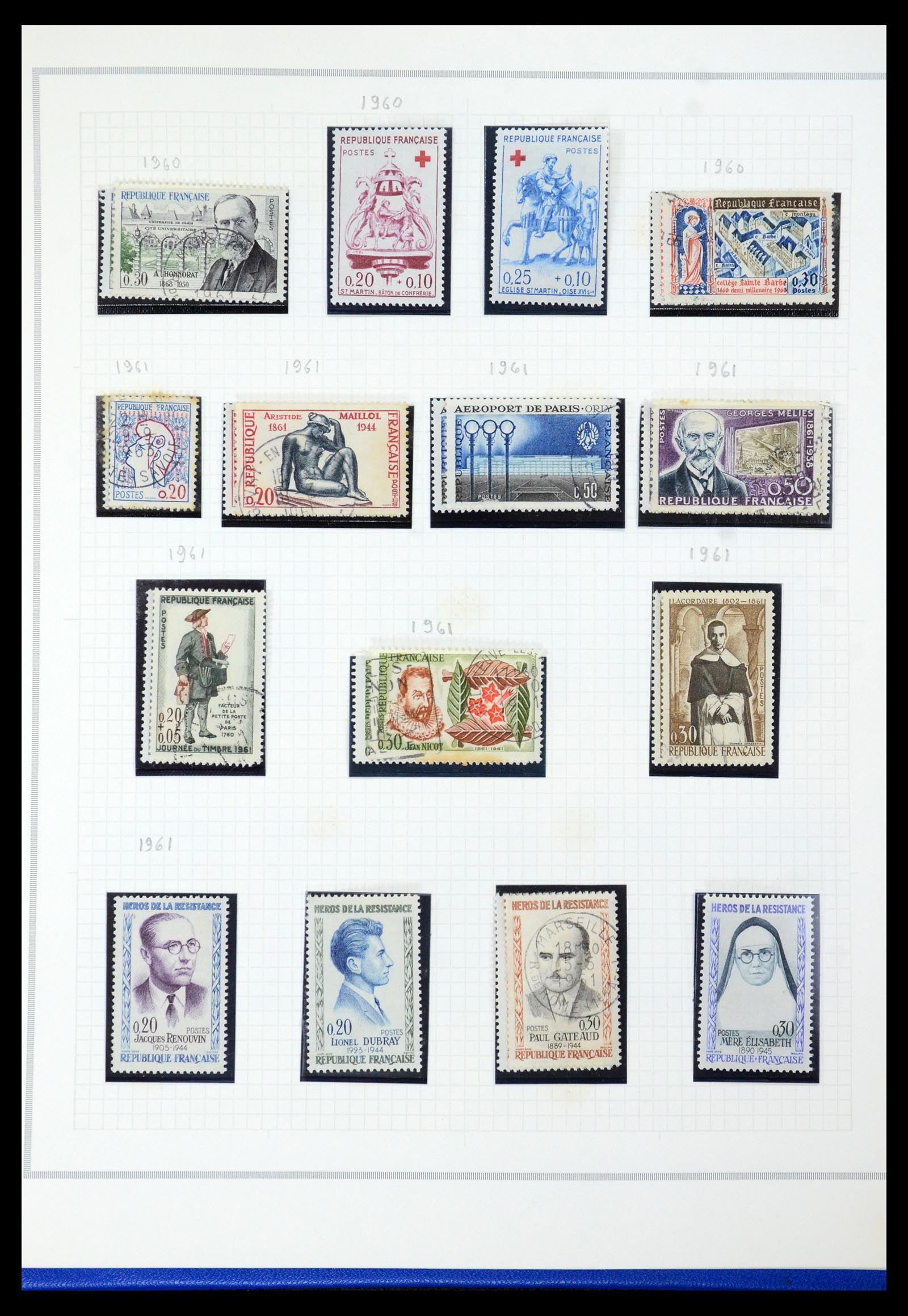 35749 073 - Postzegelverzameling 35749 Frankrijk 1849-1997.