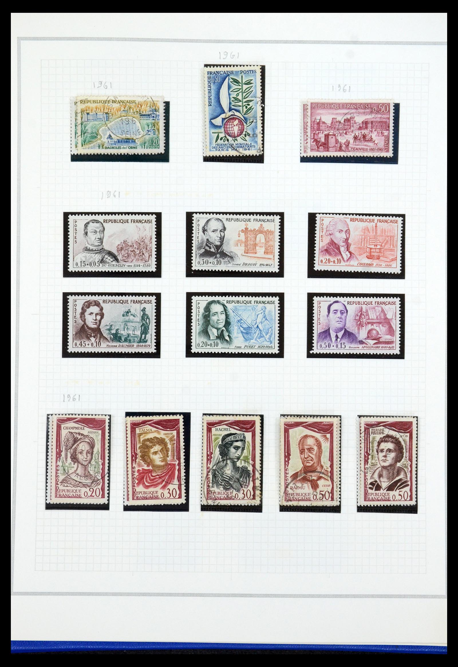 35749 074 - Postzegelverzameling 35749 Frankrijk 1849-1997.