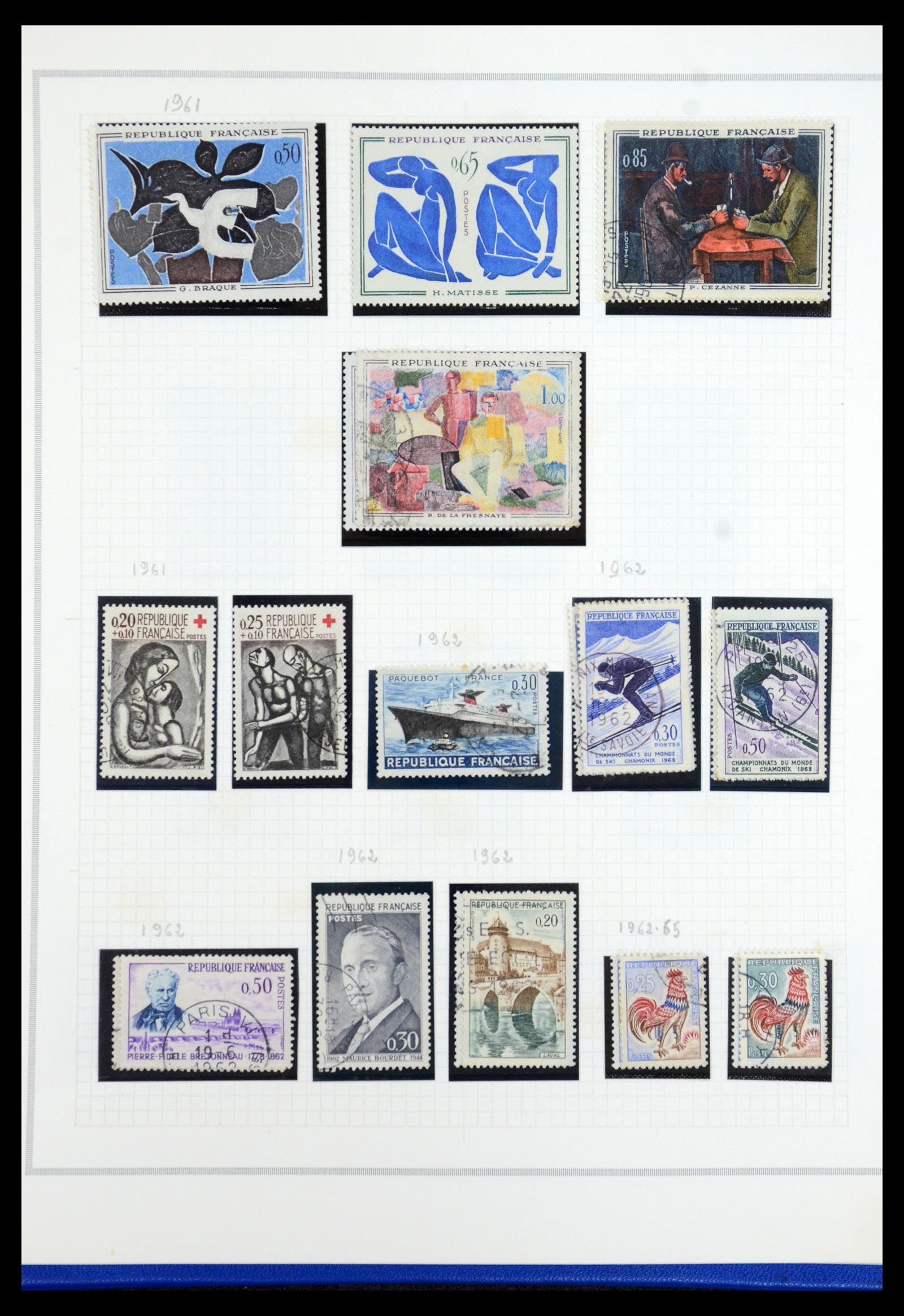 35749 076 - Postzegelverzameling 35749 Frankrijk 1849-1997.
