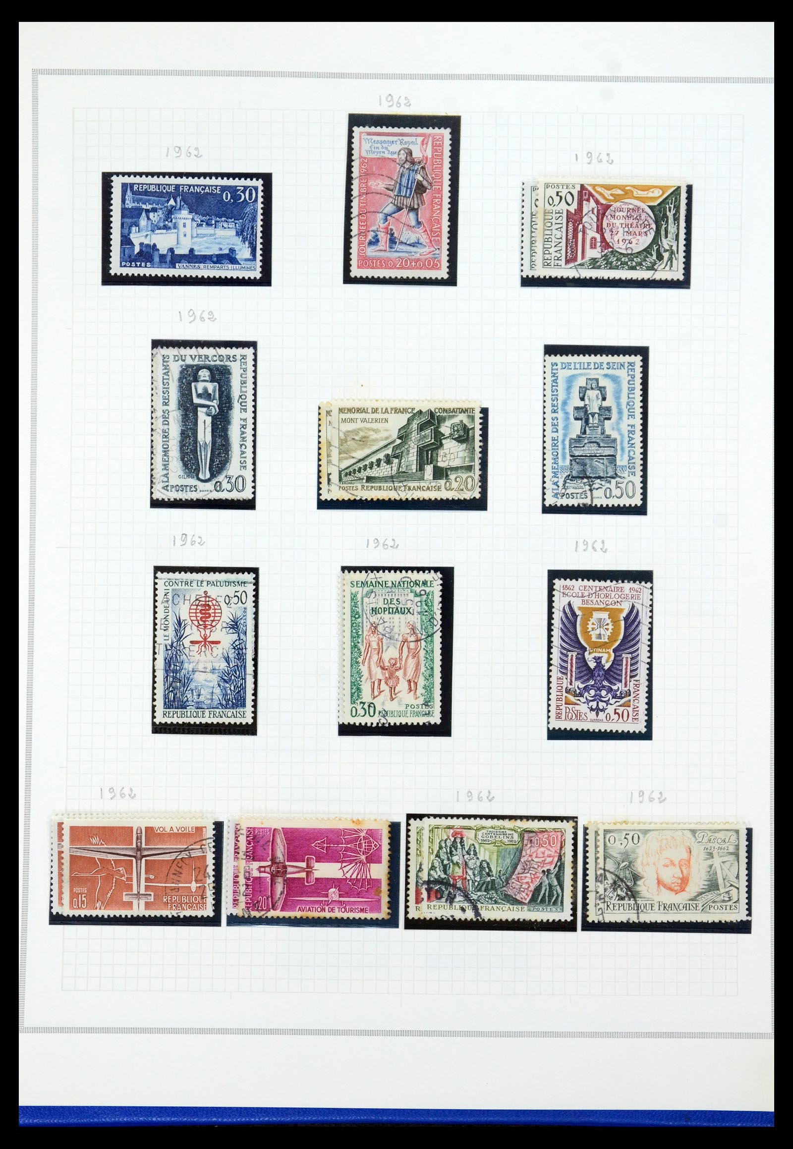 35749 077 - Postzegelverzameling 35749 Frankrijk 1849-1997.