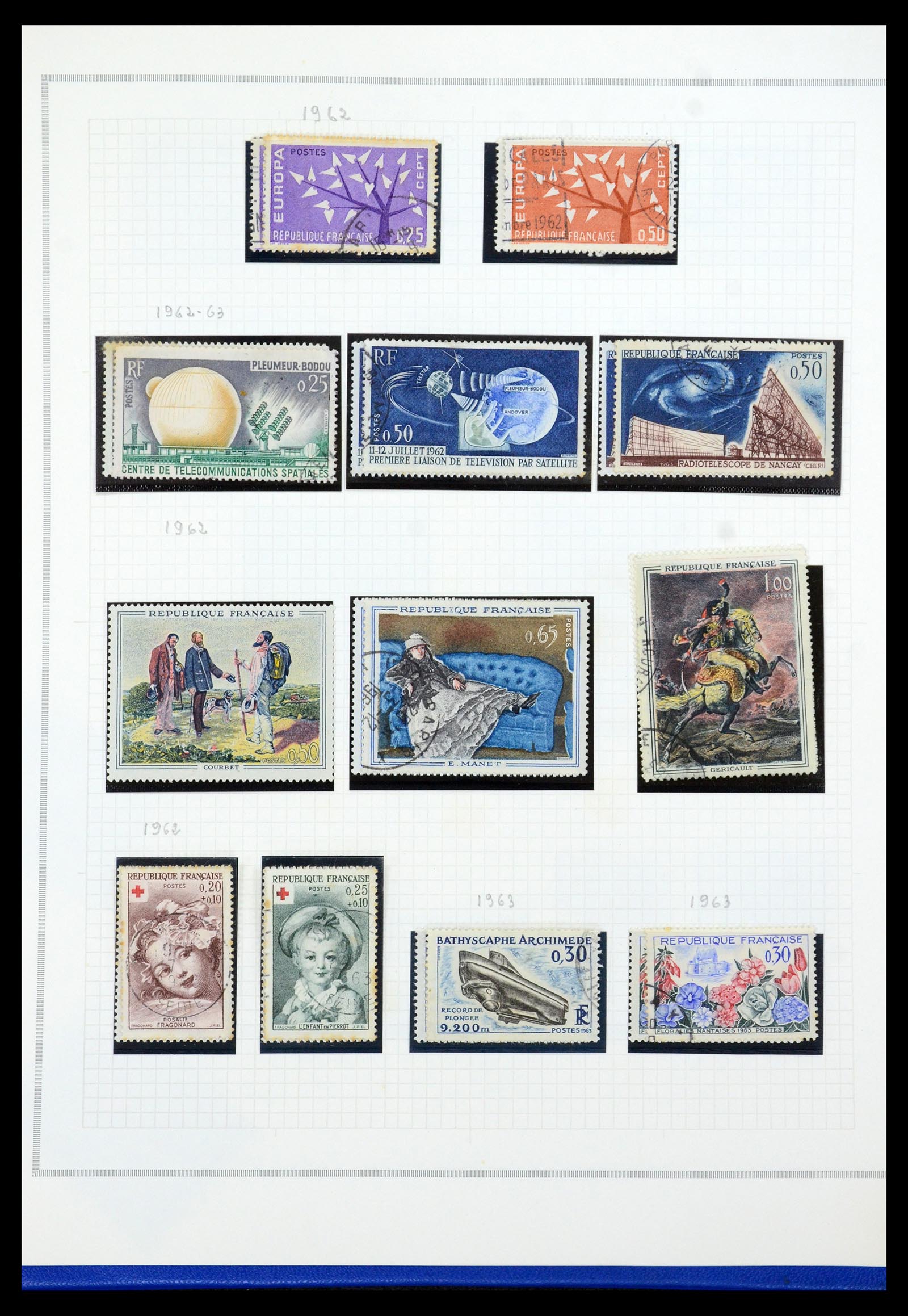 35749 079 - Postzegelverzameling 35749 Frankrijk 1849-1997.