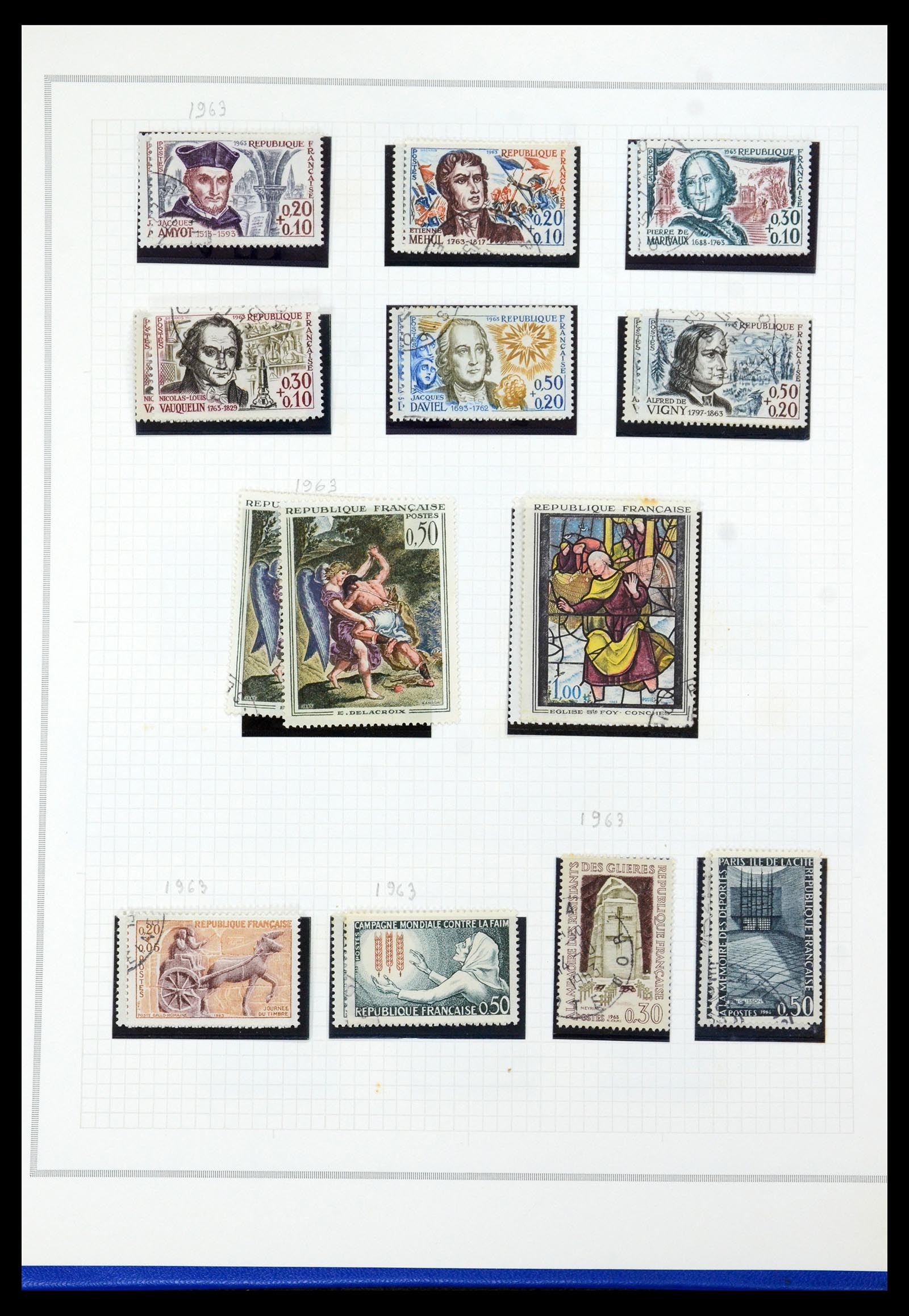 35749 080 - Postzegelverzameling 35749 Frankrijk 1849-1997.