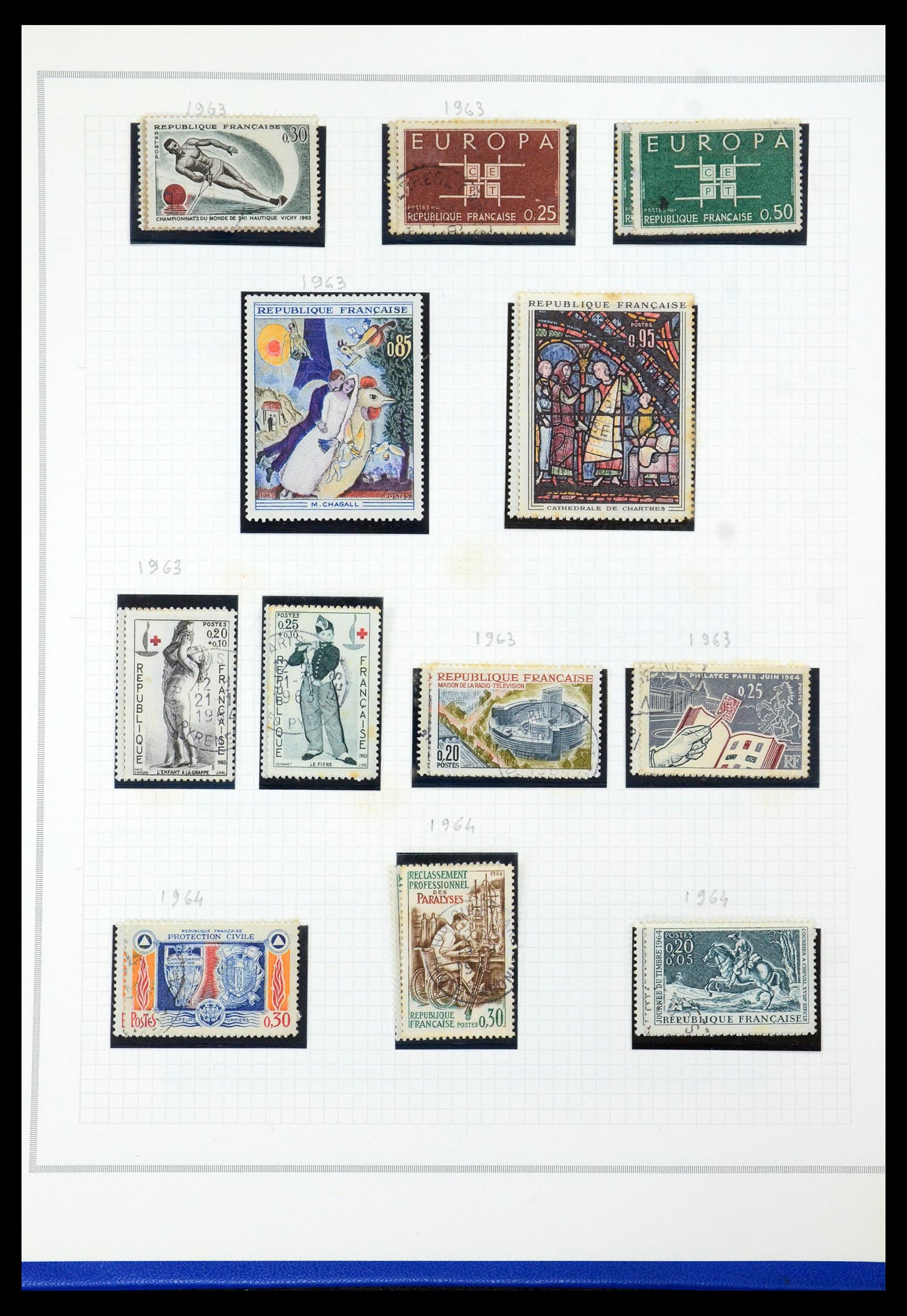 35749 082 - Stamp Collection 35749 France 1849-1997.