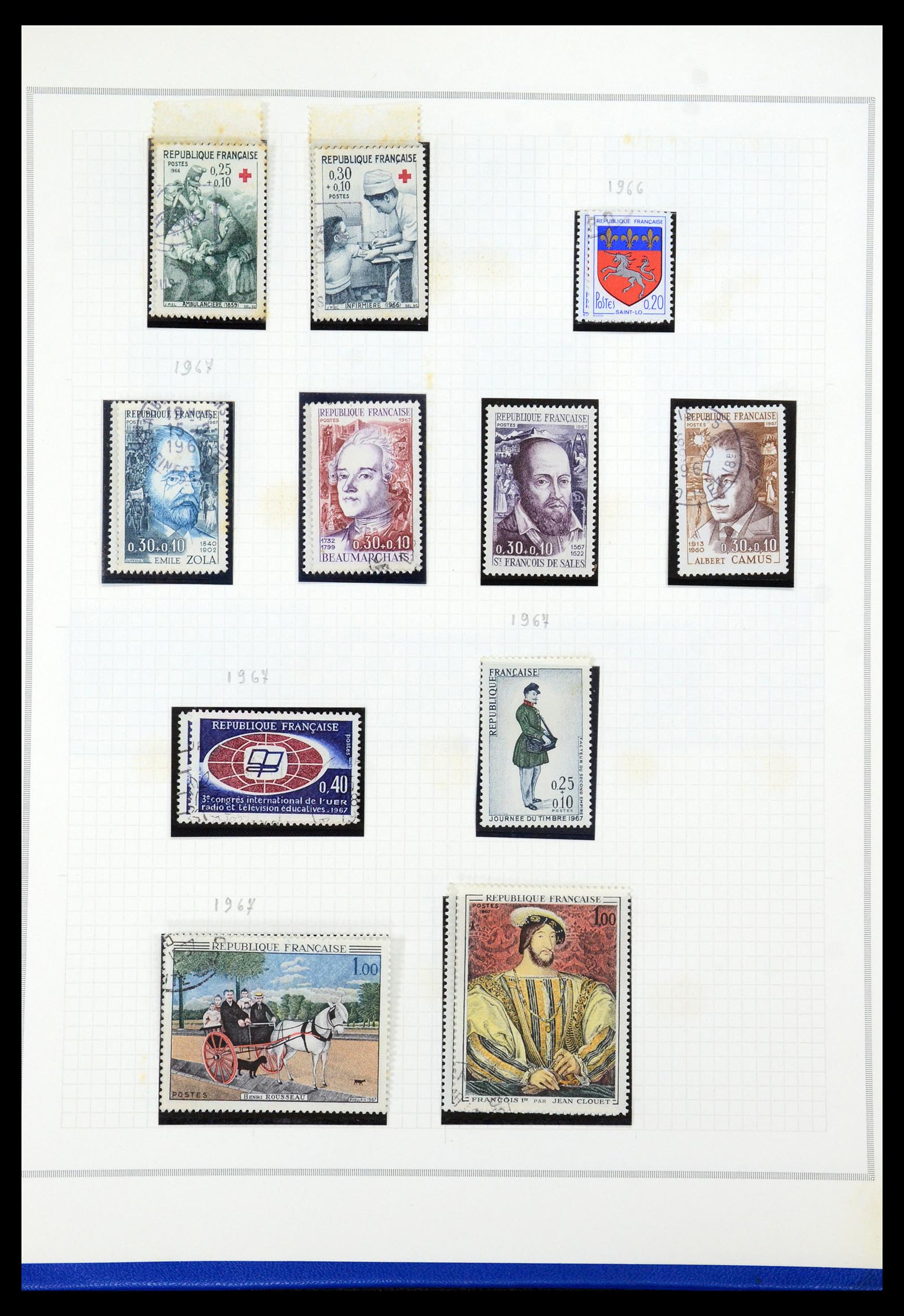35749 091 - Stamp Collection 35749 France 1849-1997.