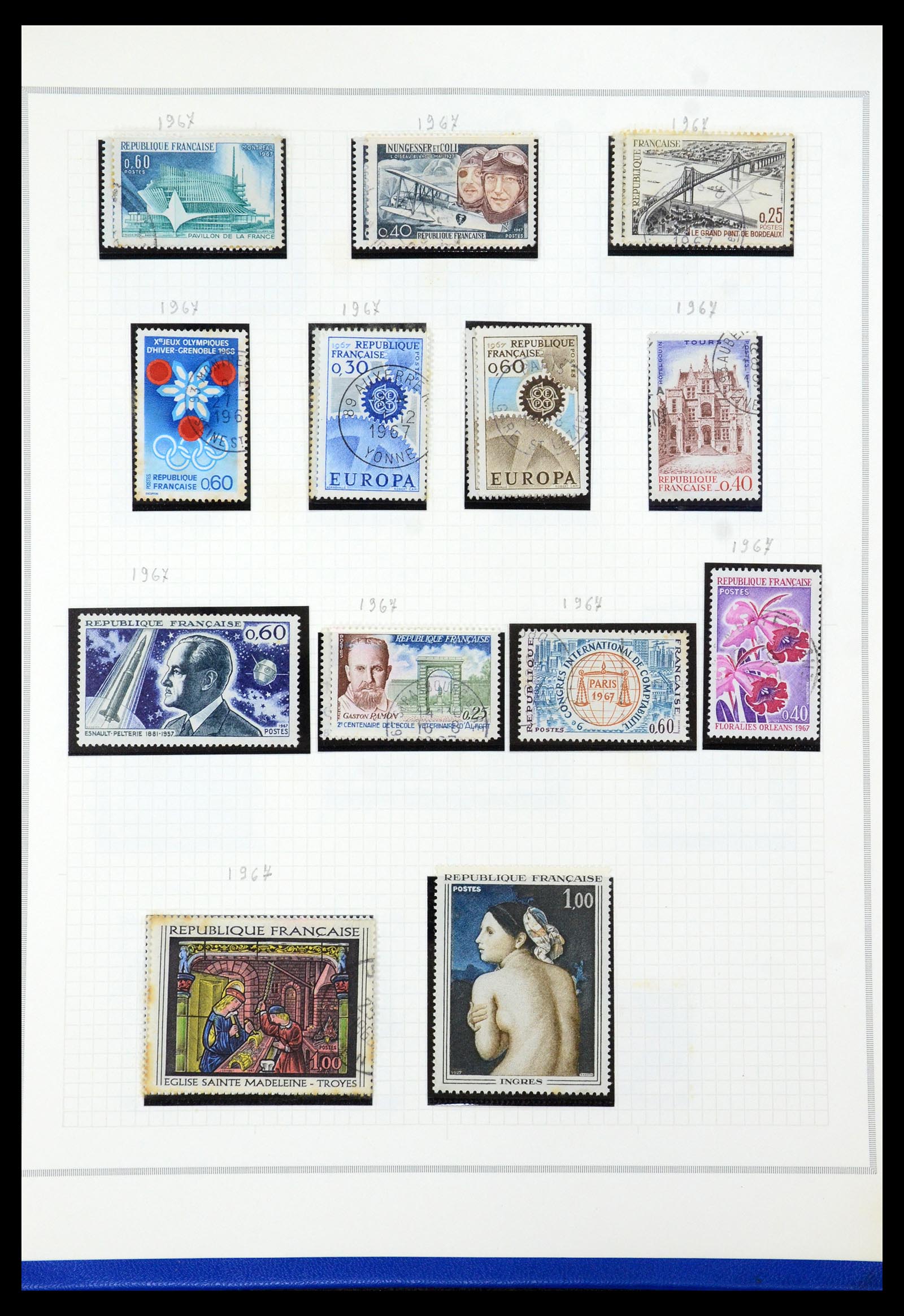 35749 092 - Stamp Collection 35749 France 1849-1997.