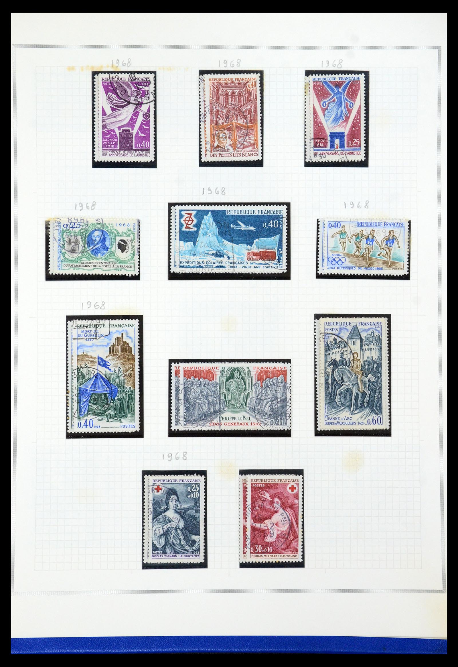35749 096 - Stamp Collection 35749 France 1849-1997.