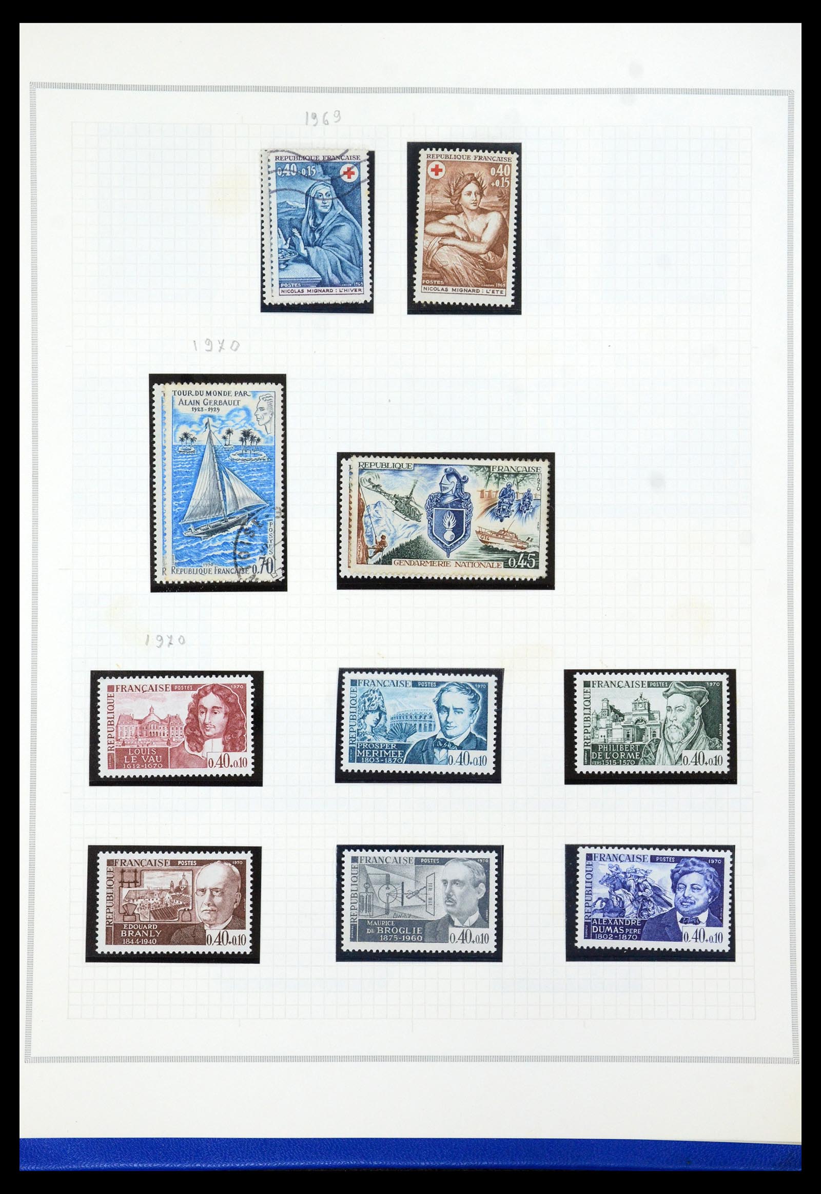 35749 100 - Stamp Collection 35749 France 1849-1997.