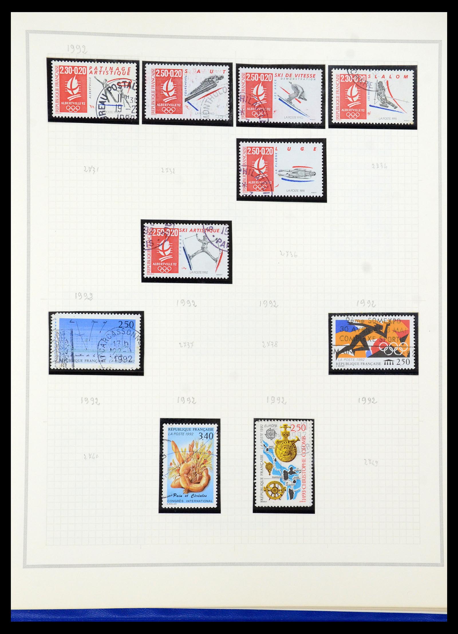 35749 183 - Postzegelverzameling 35749 Frankrijk 1849-1997.