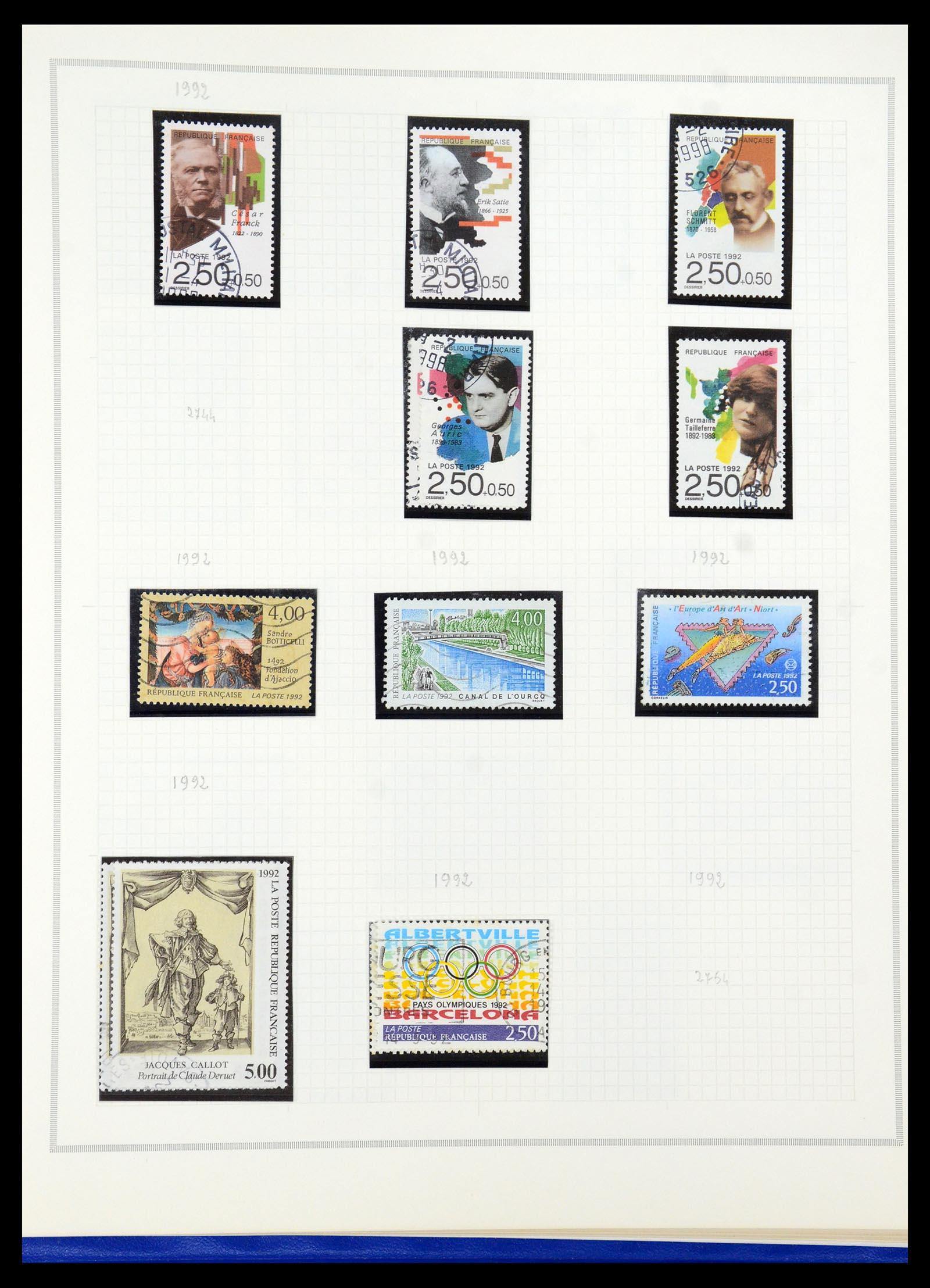 35749 184 - Postzegelverzameling 35749 Frankrijk 1849-1997.