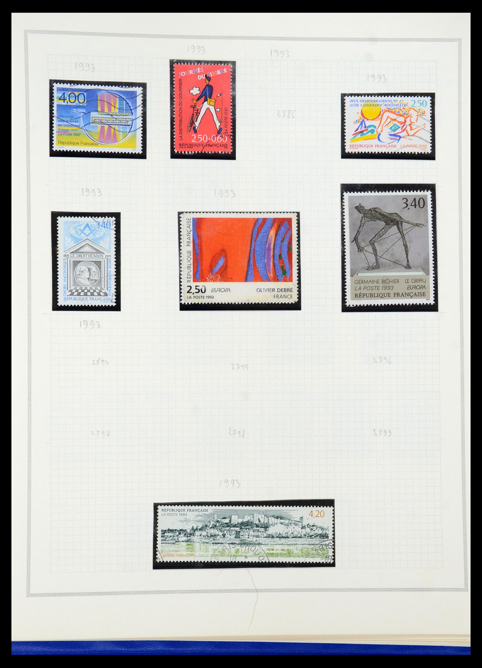 35749 187 - Postzegelverzameling 35749 Frankrijk 1849-1997.