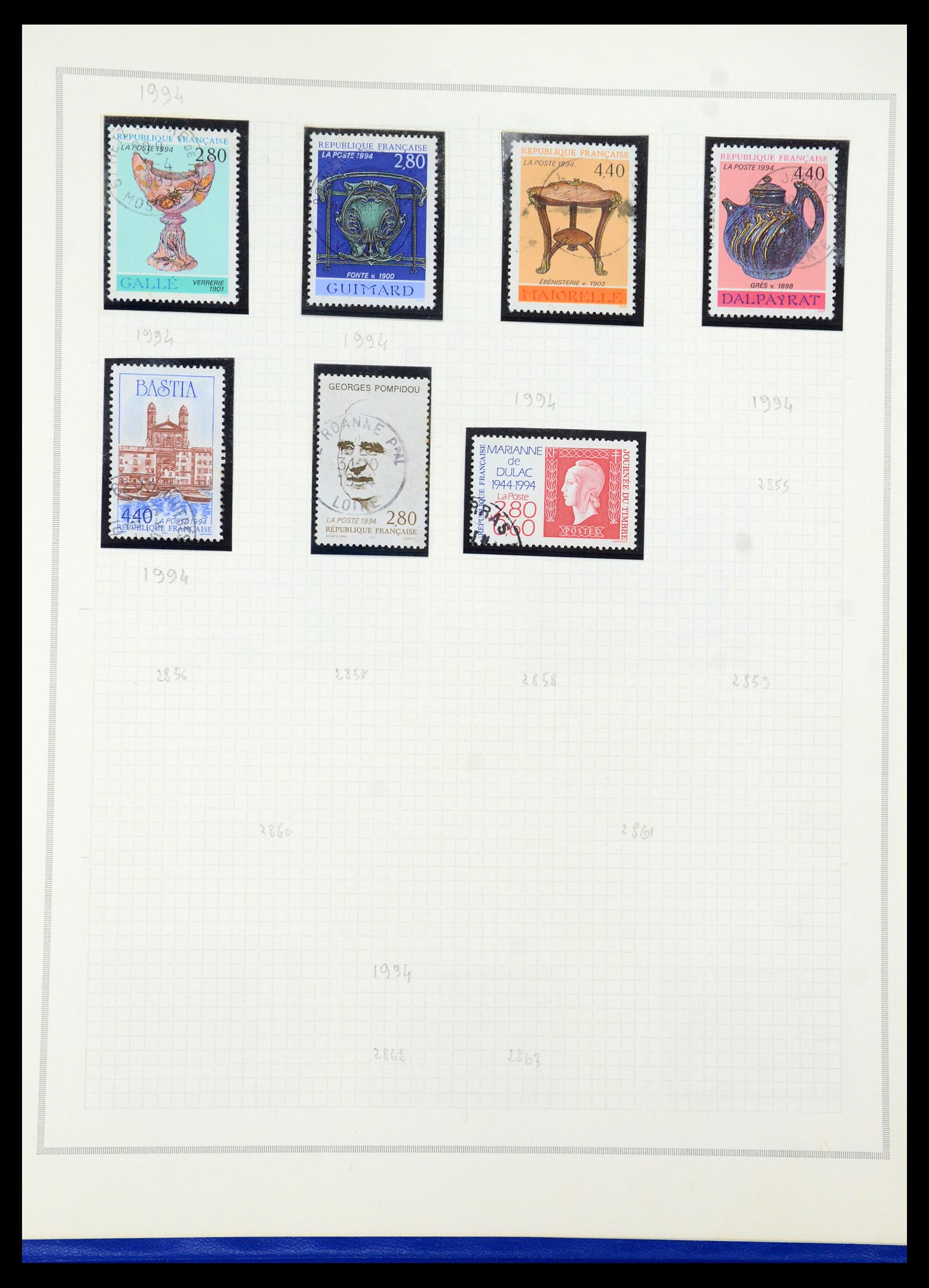 35749 191 - Postzegelverzameling 35749 Frankrijk 1849-1997.