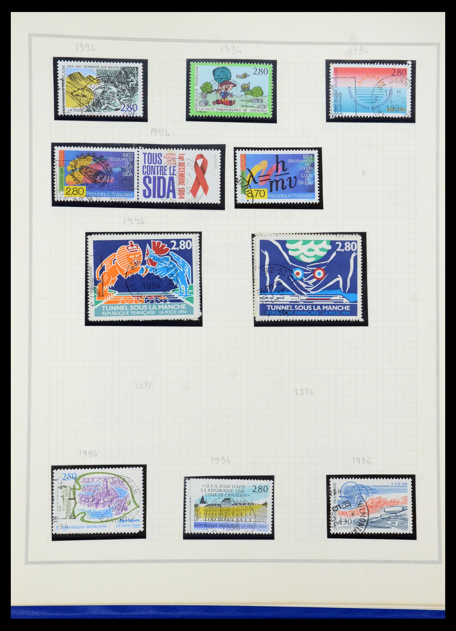 35749 192 - Postzegelverzameling 35749 Frankrijk 1849-1997.