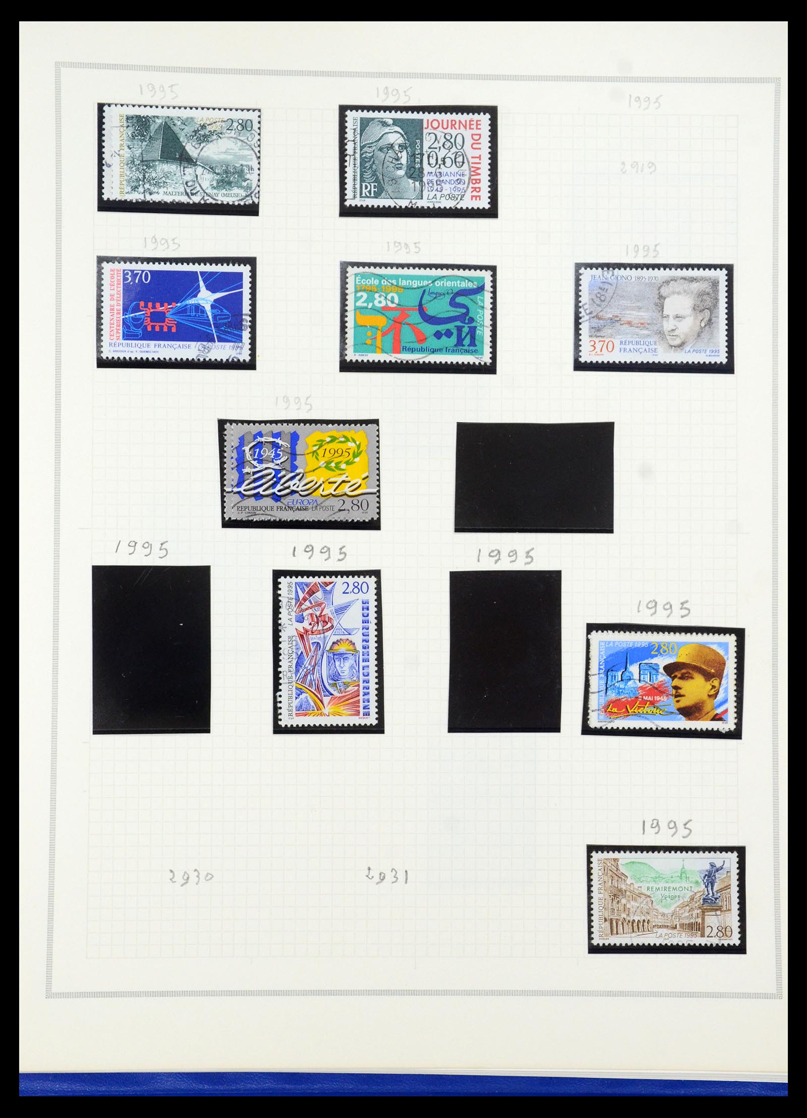 35749 196 - Stamp Collection 35749 France 1849-1997.