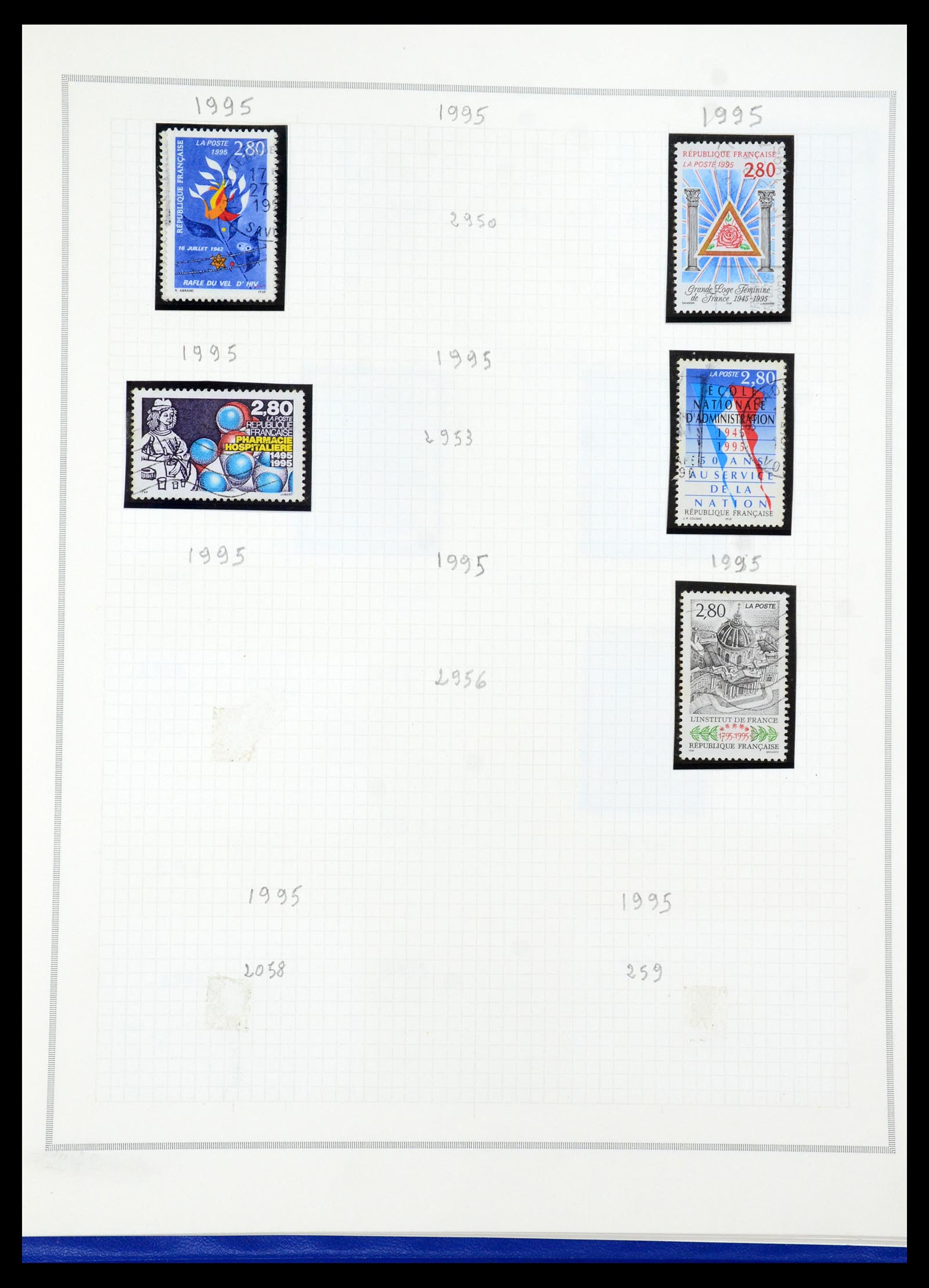 35749 198 - Postzegelverzameling 35749 Frankrijk 1849-1997.