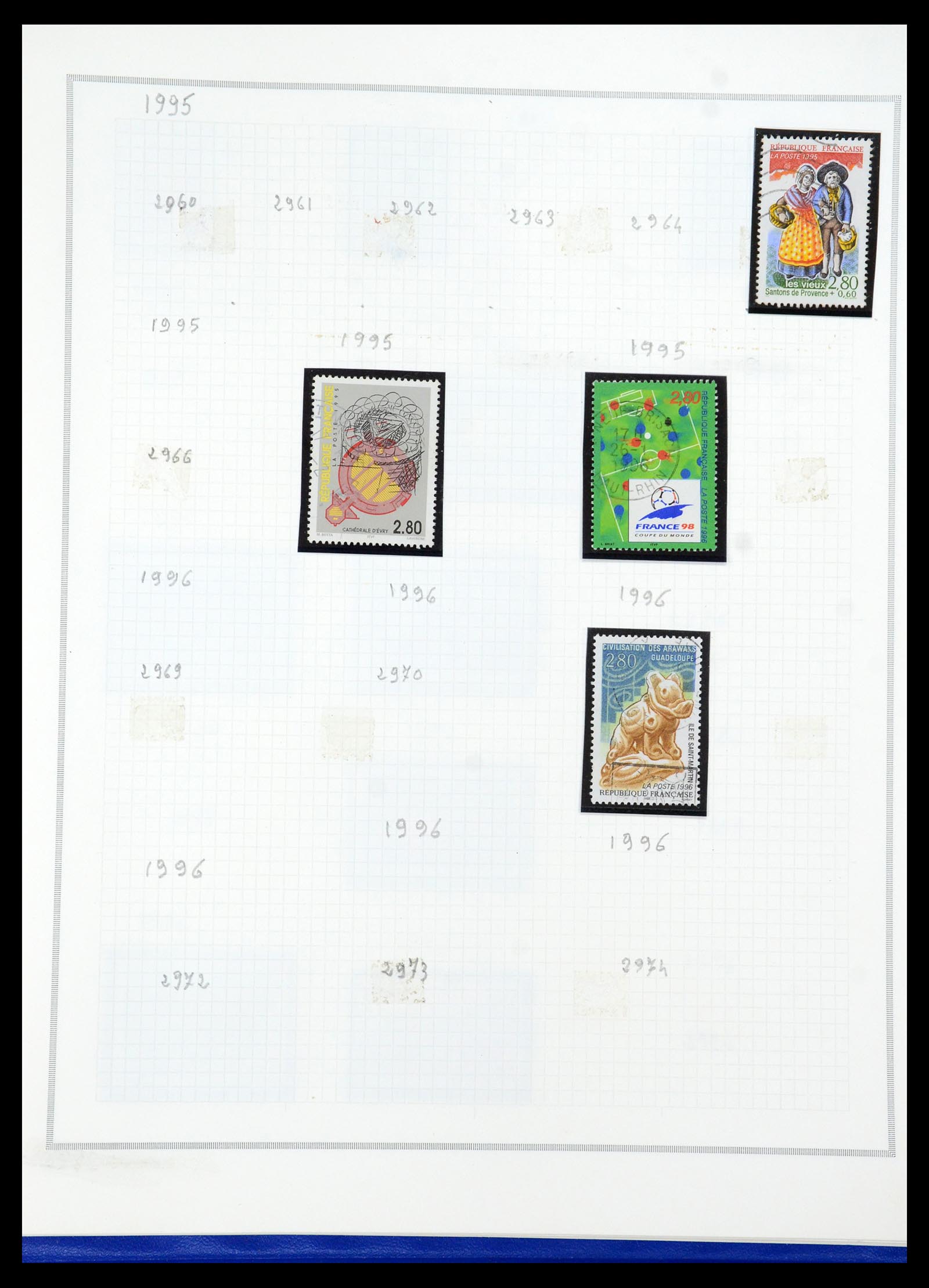 35749 199 - Postzegelverzameling 35749 Frankrijk 1849-1997.