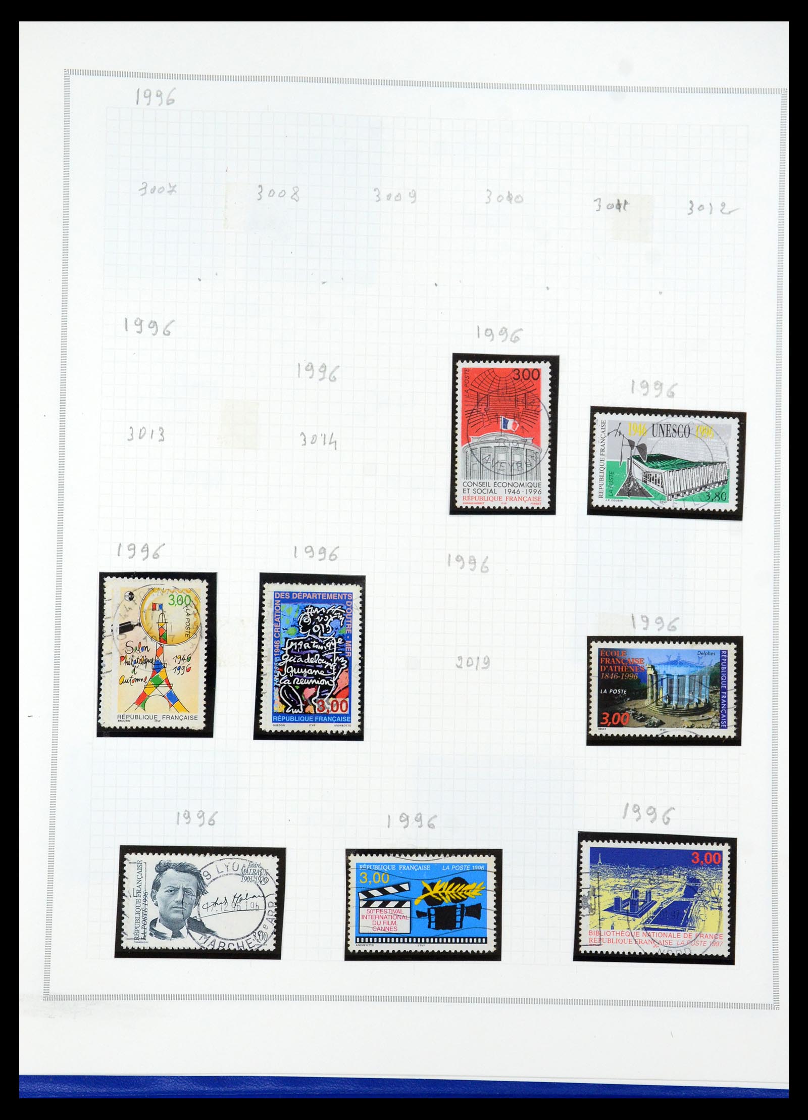 35749 202 - Stamp Collection 35749 France 1849-1997.