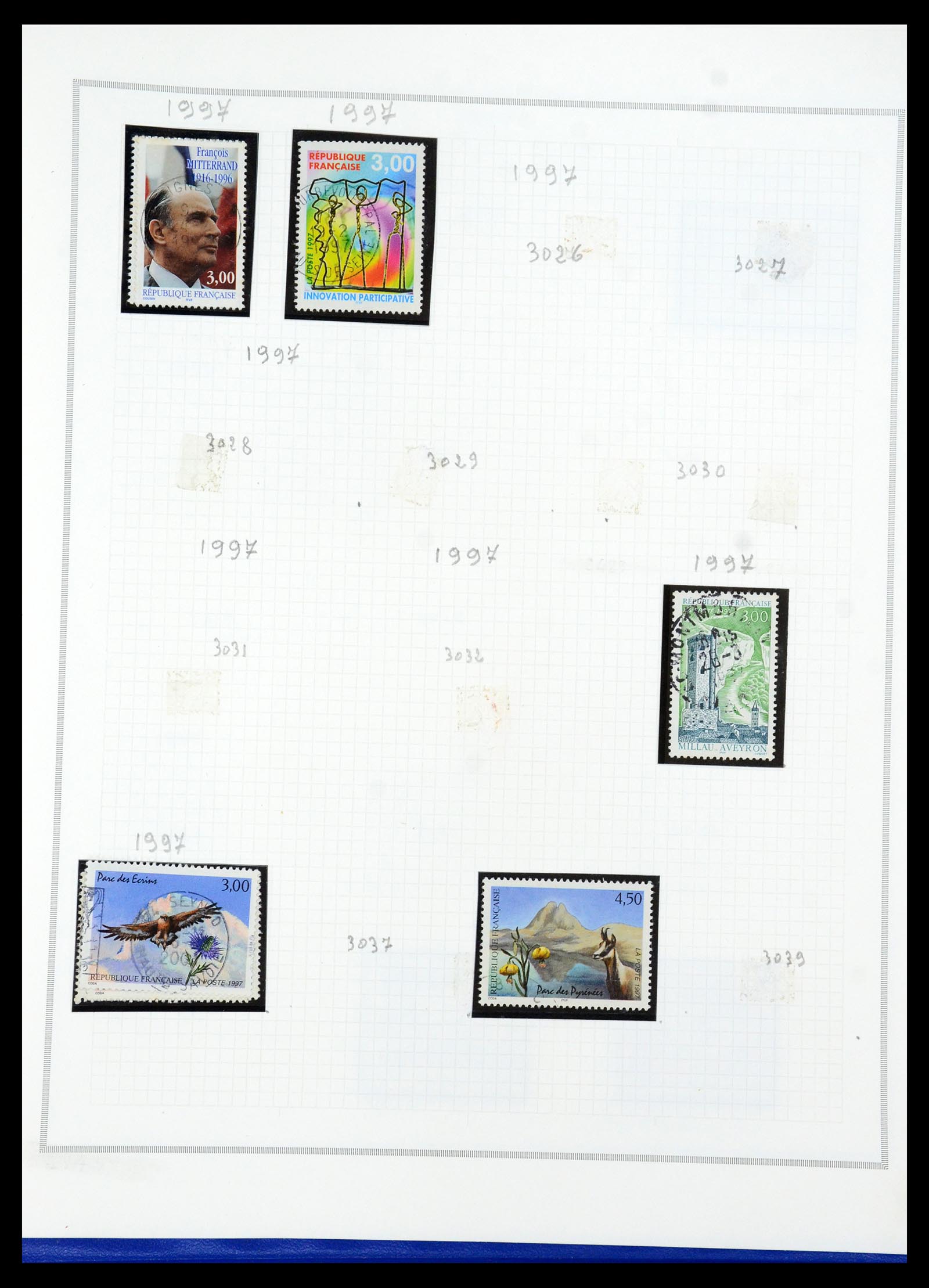 35749 203 - Postzegelverzameling 35749 Frankrijk 1849-1997.