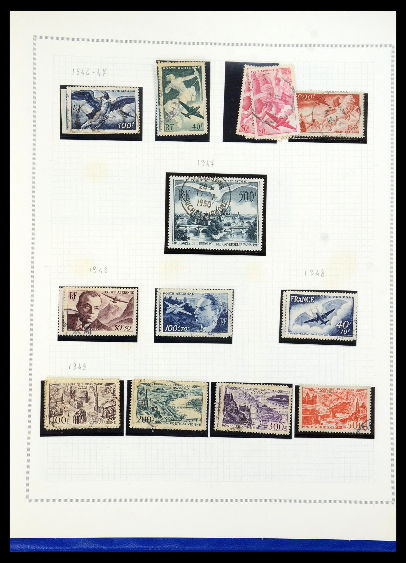 35749 208 - Stamp Collection 35749 France 1849-1997.