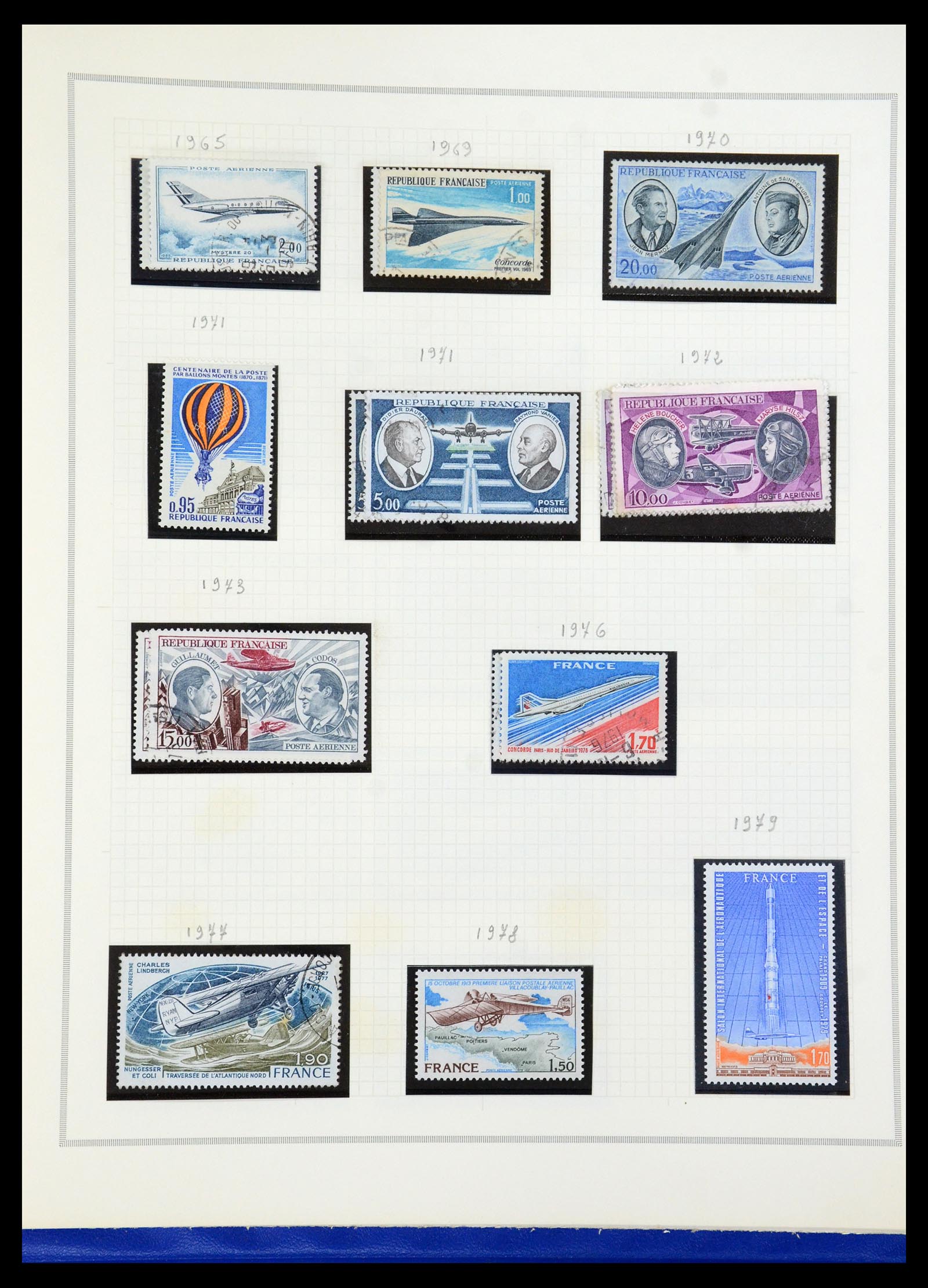 35749 210 - Stamp Collection 35749 France 1849-1997.