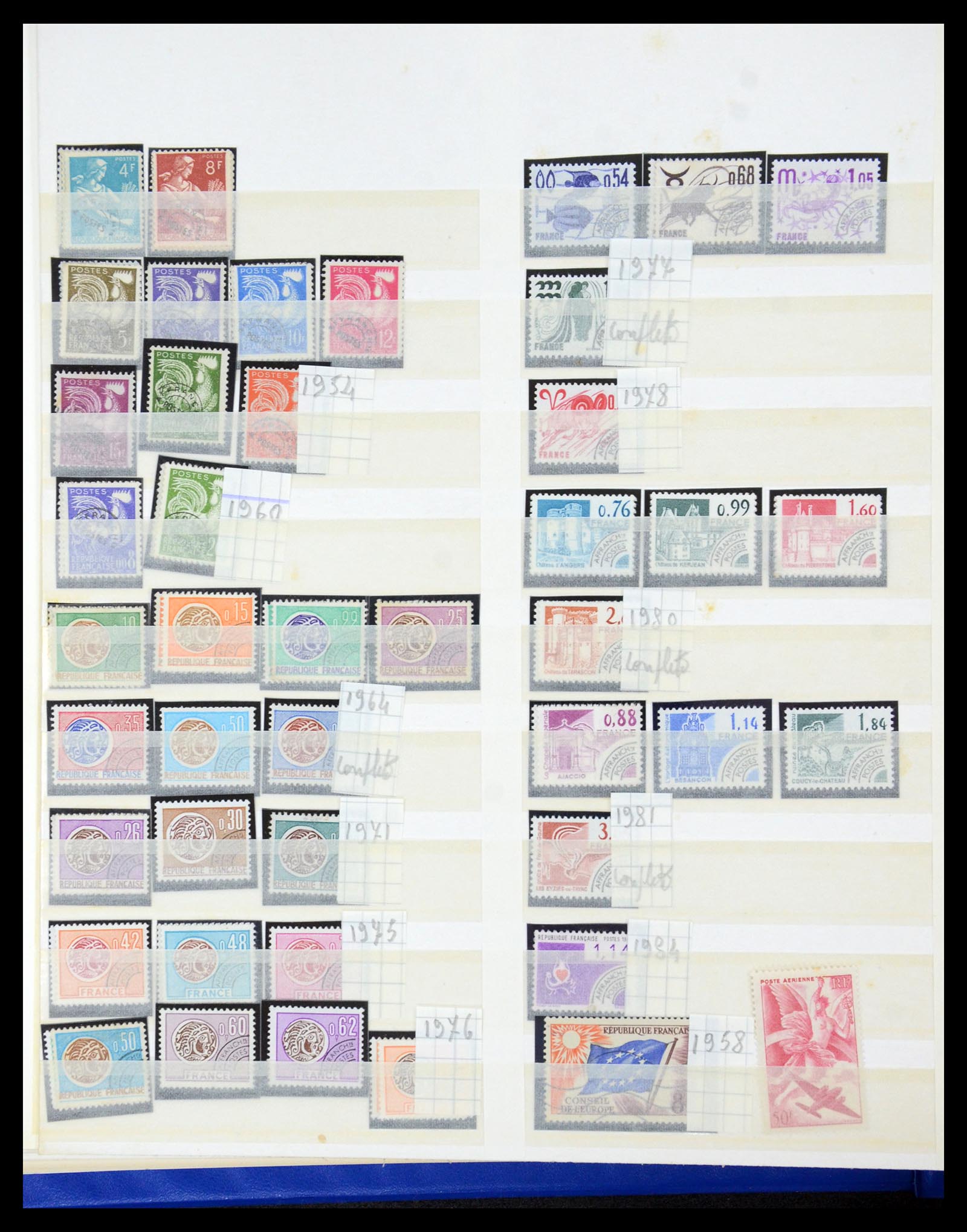 35749 213 - Postzegelverzameling 35749 Frankrijk 1849-1997.