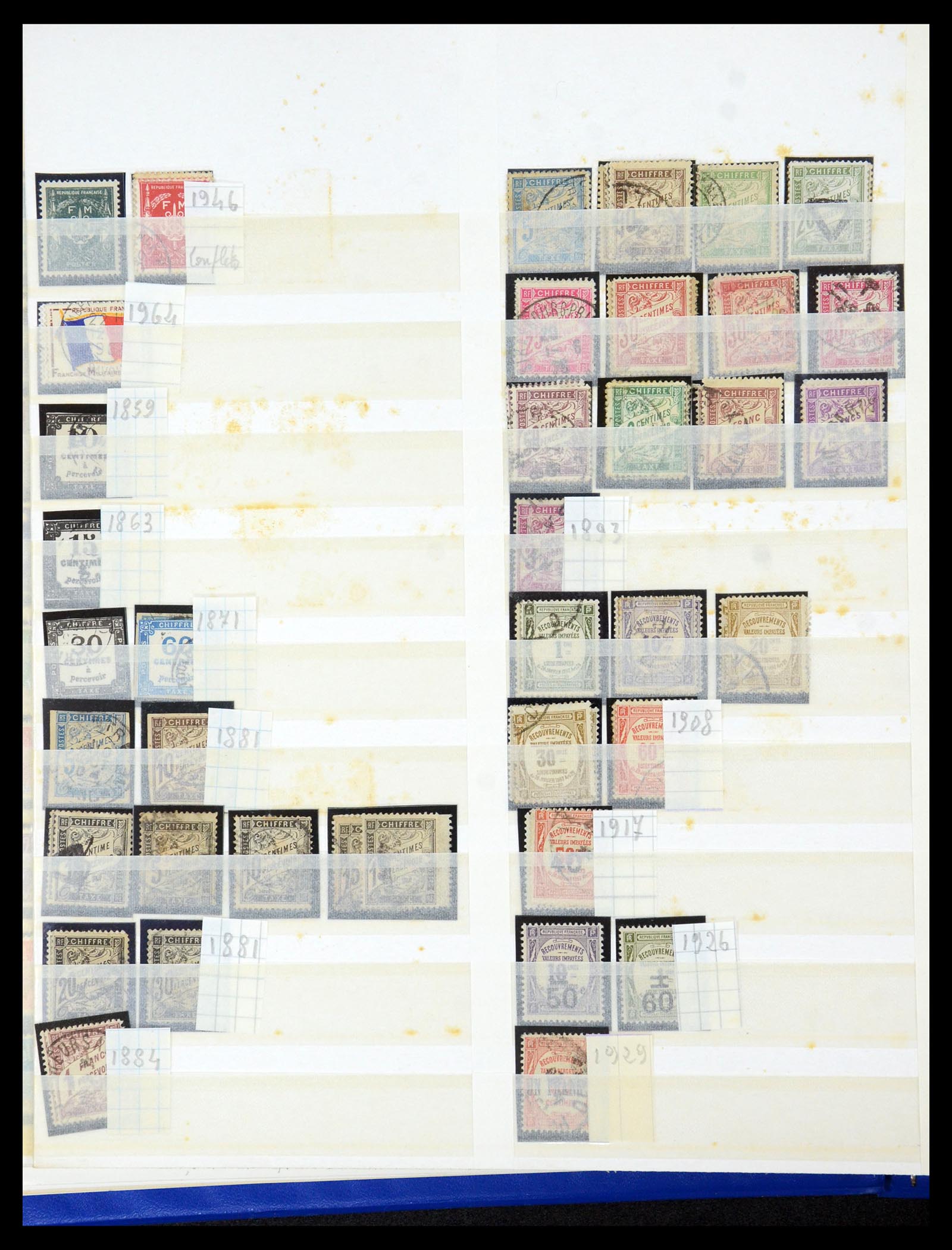 35749 215 - Postzegelverzameling 35749 Frankrijk 1849-1997.
