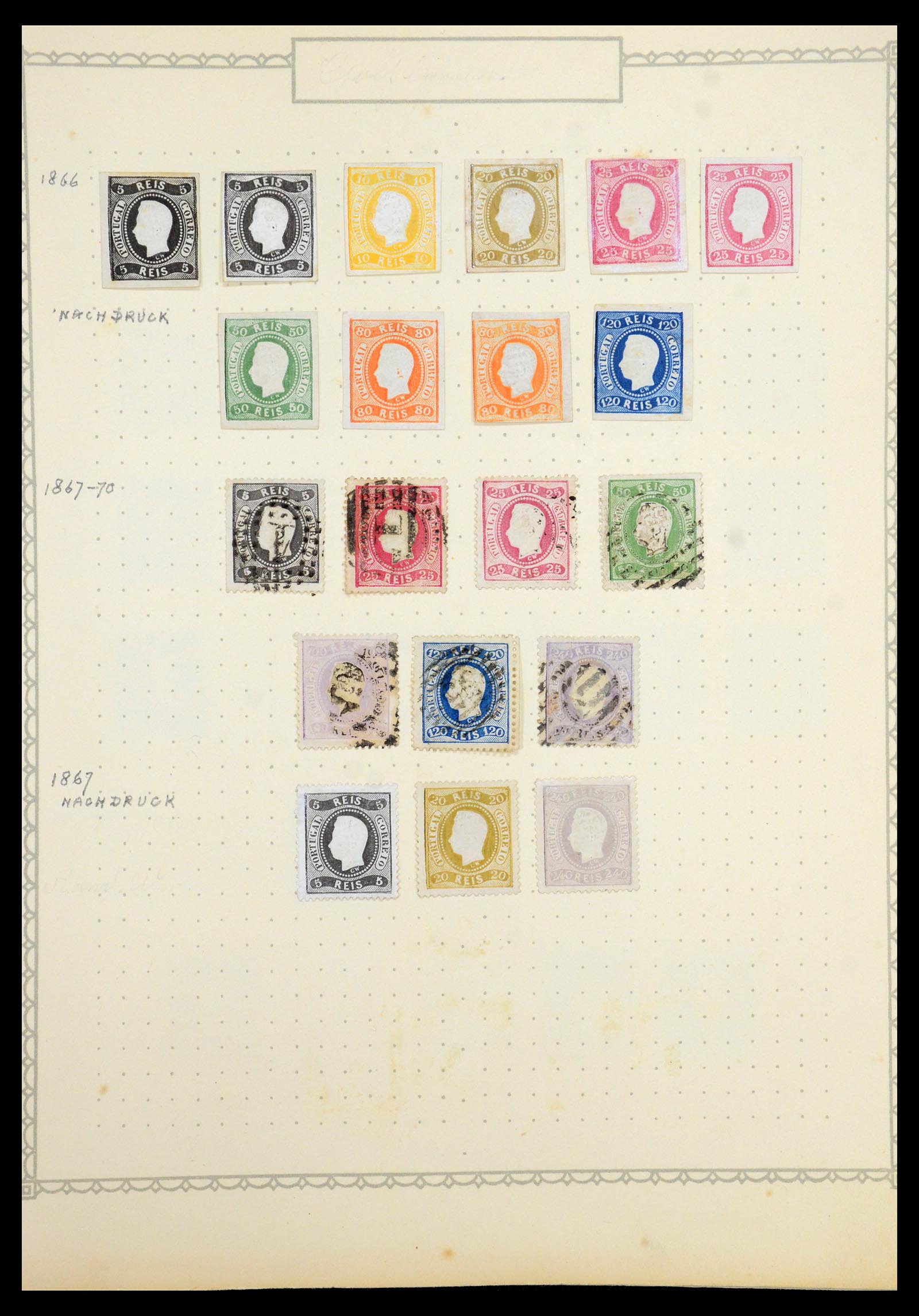 35750 002 - Postzegelverzameling 35750 Portugal 1853-1935.